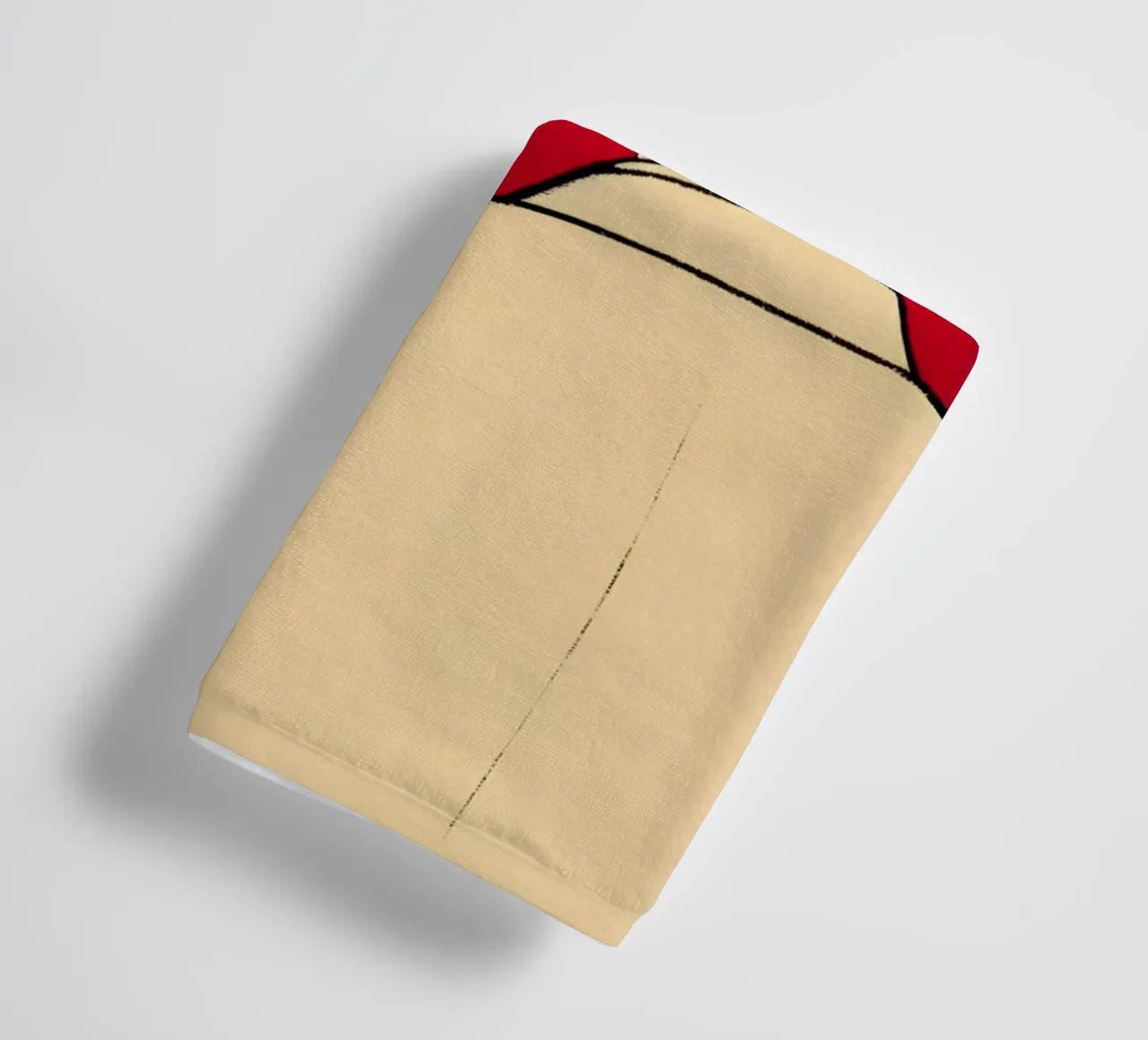 Hij en Zij (inkt) badhanddoek van Digital Naive