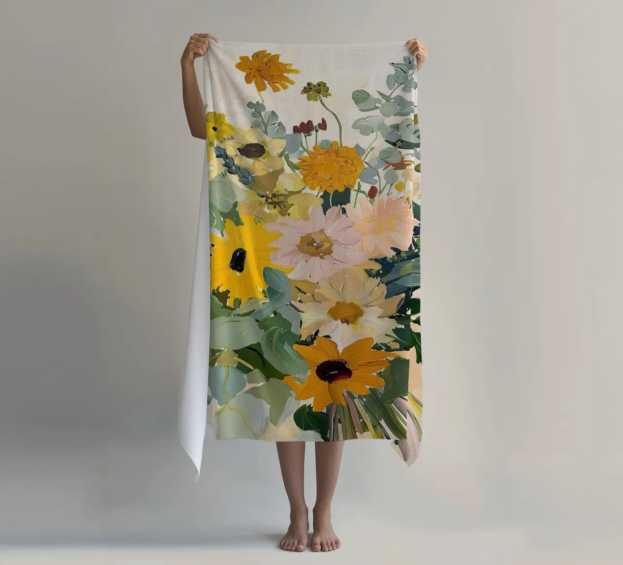 Bouquet di fiori di girasoli telo mare da Euphoria Theresa