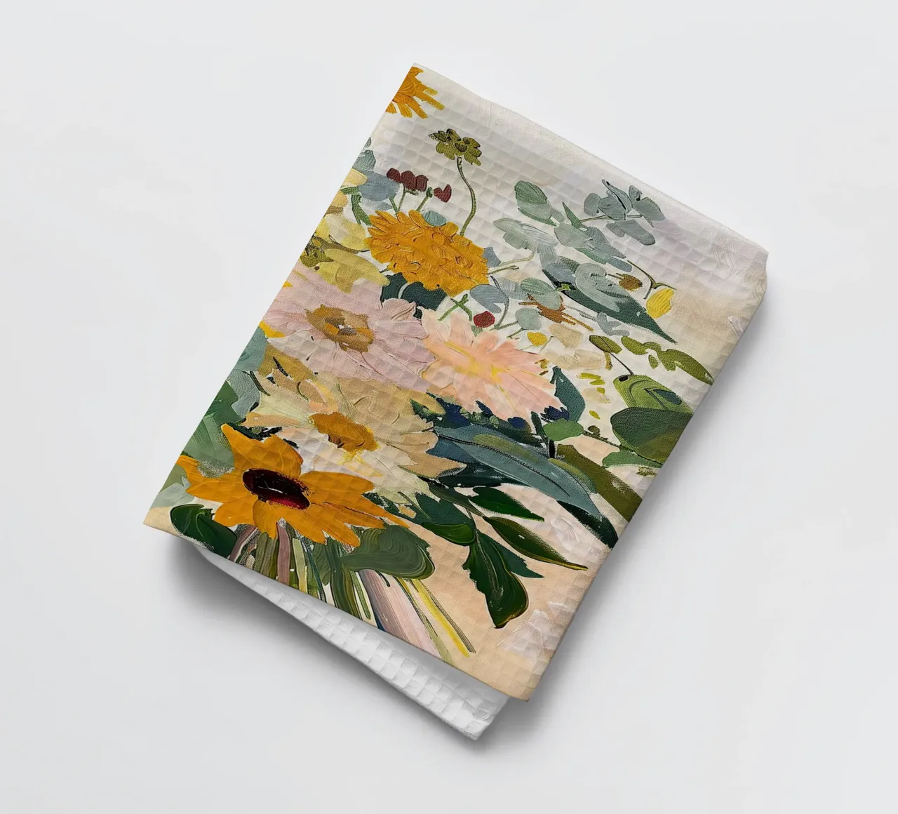 Bouquet di fiori di girasoli canovaccio da cucina da Euphoria Theresa