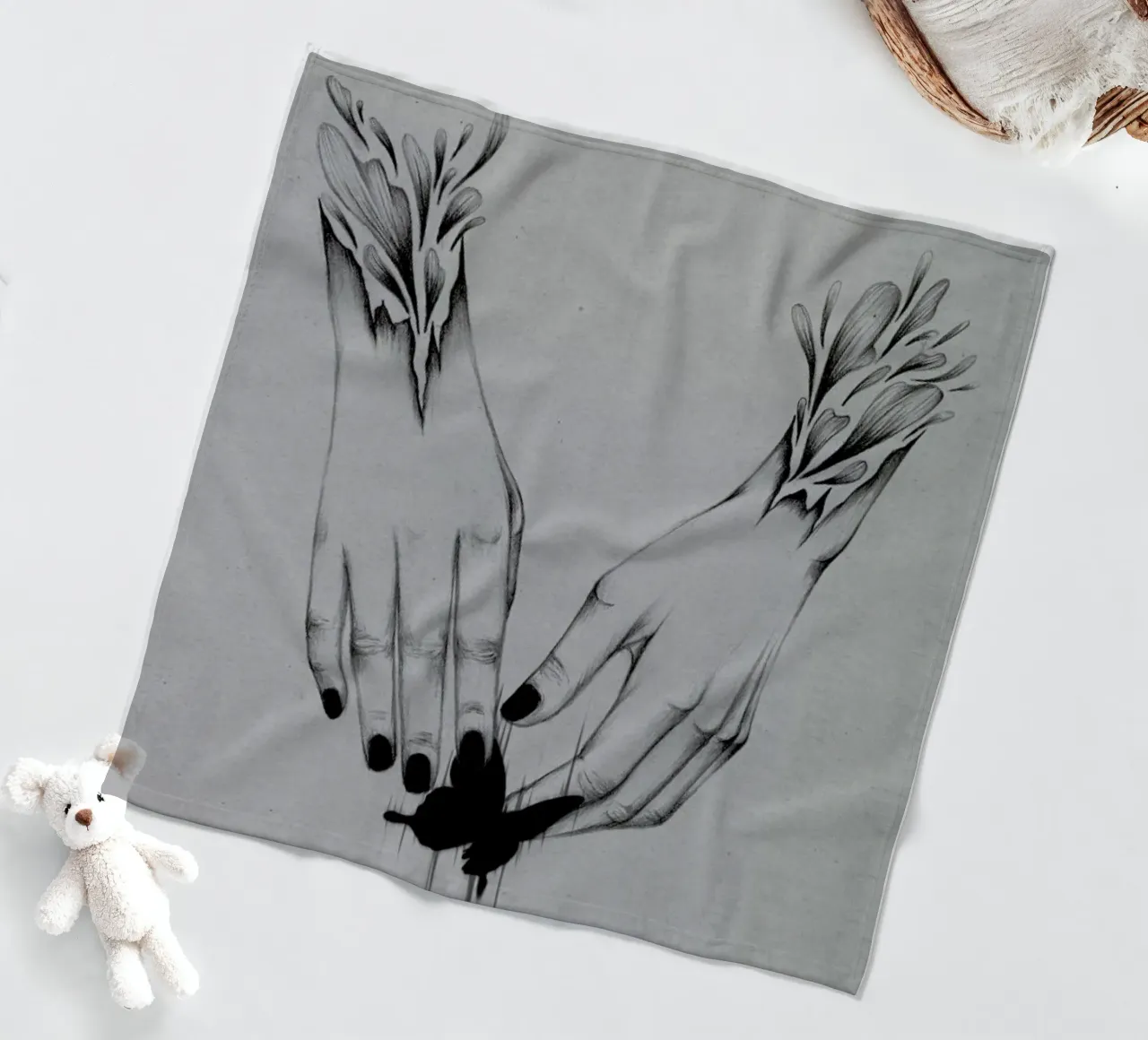 Creator 2 fleece blanket by The White Deer