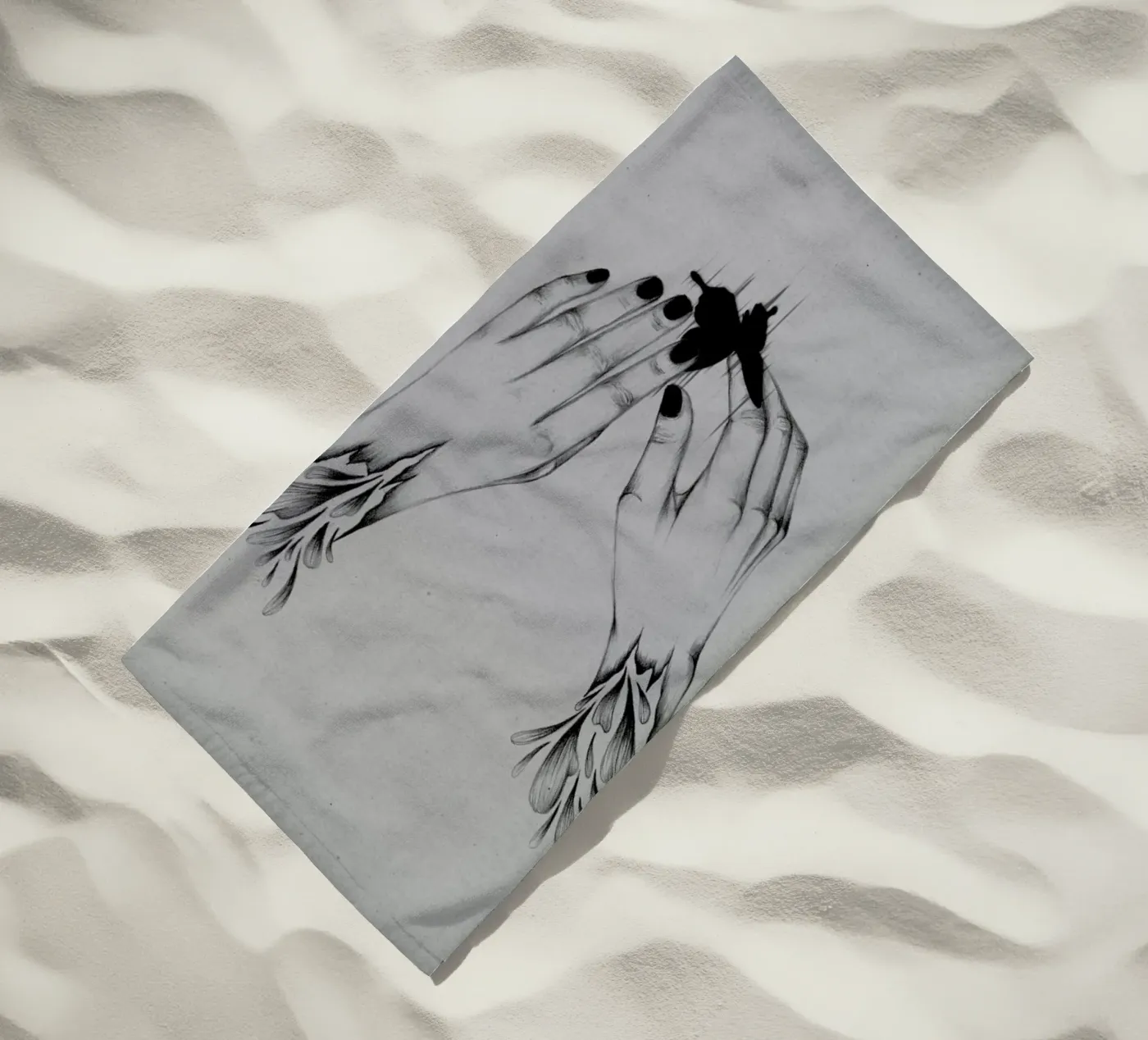 Creator 2 beach towel by The White Deer