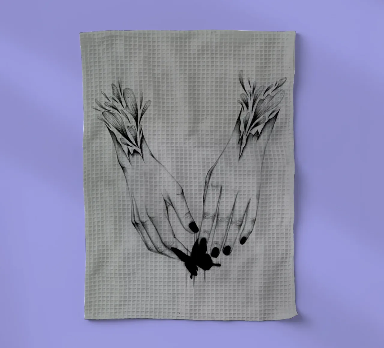 Creator 2 tea towel by The White Deer