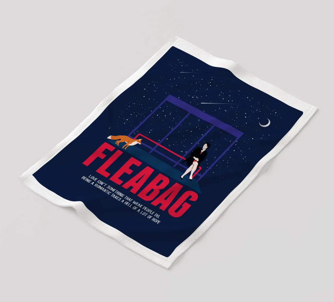 Fleabag Fleecedecke von 2toastdesign