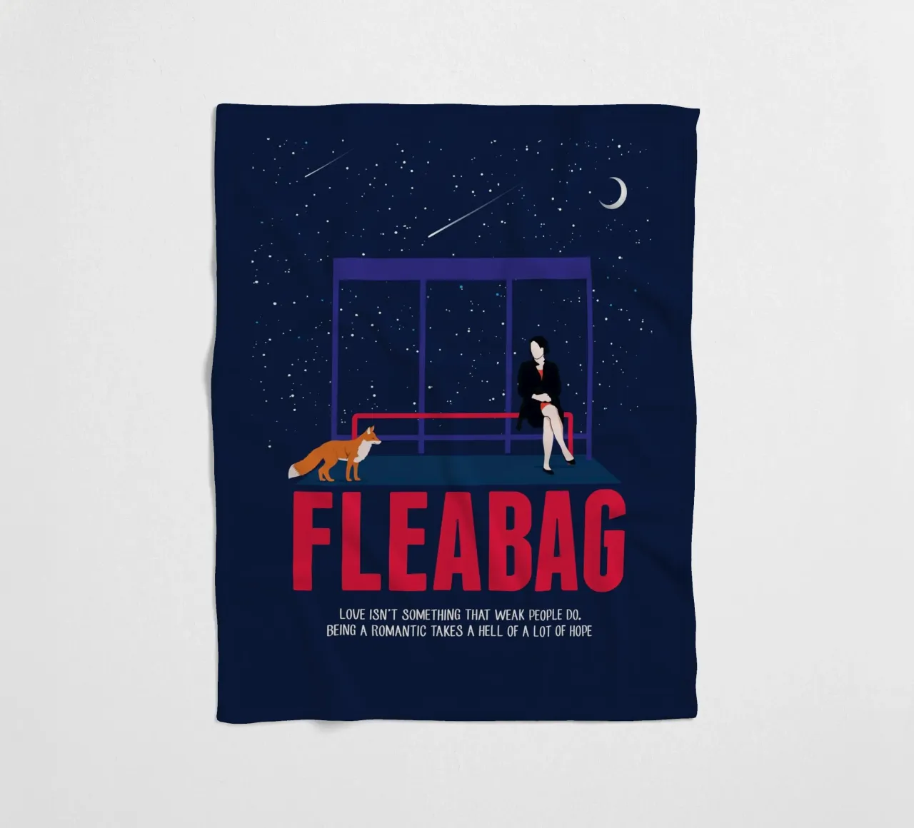 Fleabag Fleecedecke von 2toastdesign