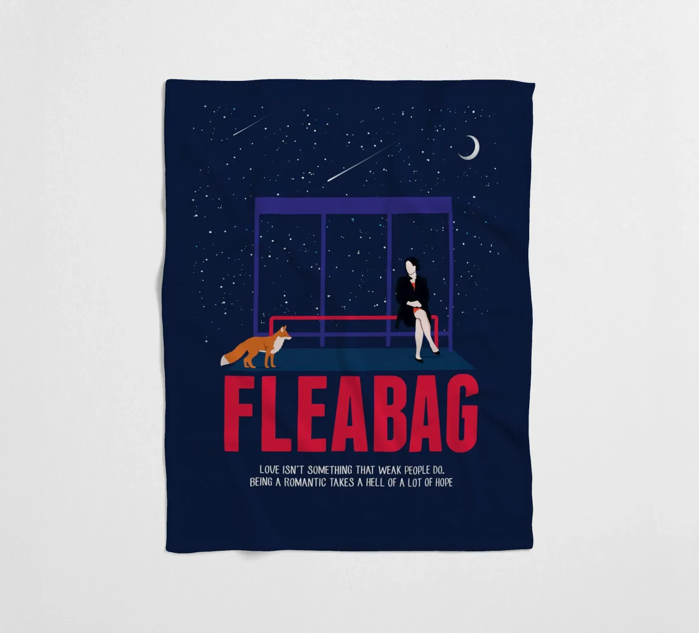 Fleabag Fleecedecke von 2toastdesign