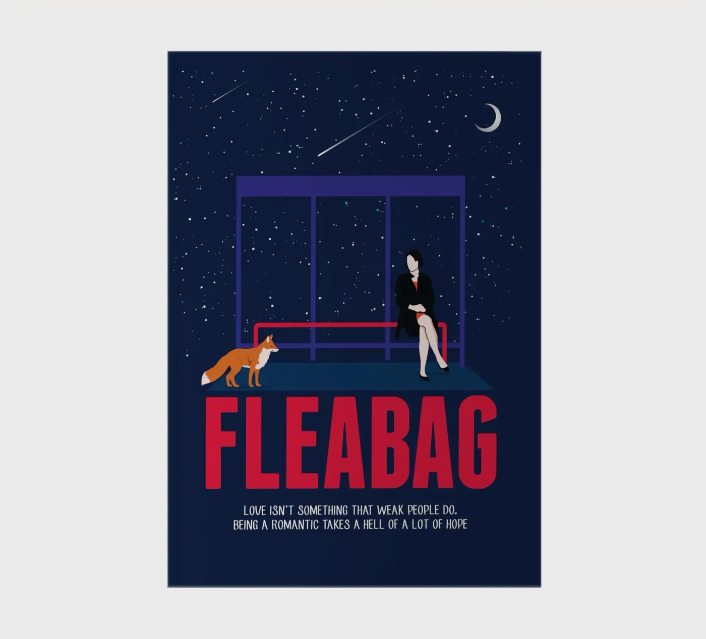 Fleabag notebook by 2toastdesign