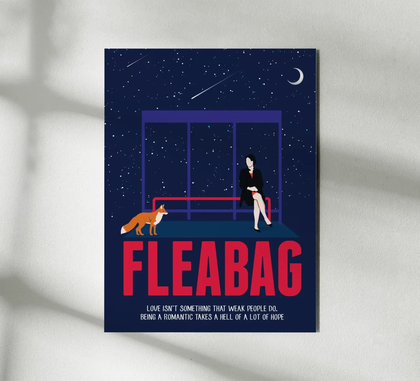 Fleabag alluminio dibond da 2toastdesign