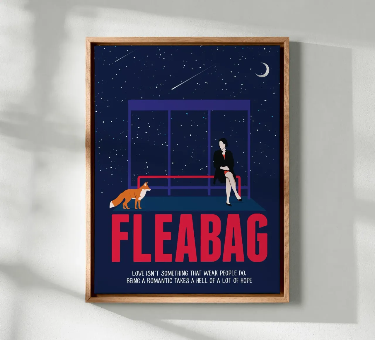 Fleabag tela con Cornice a cassetta da 2toastdesign