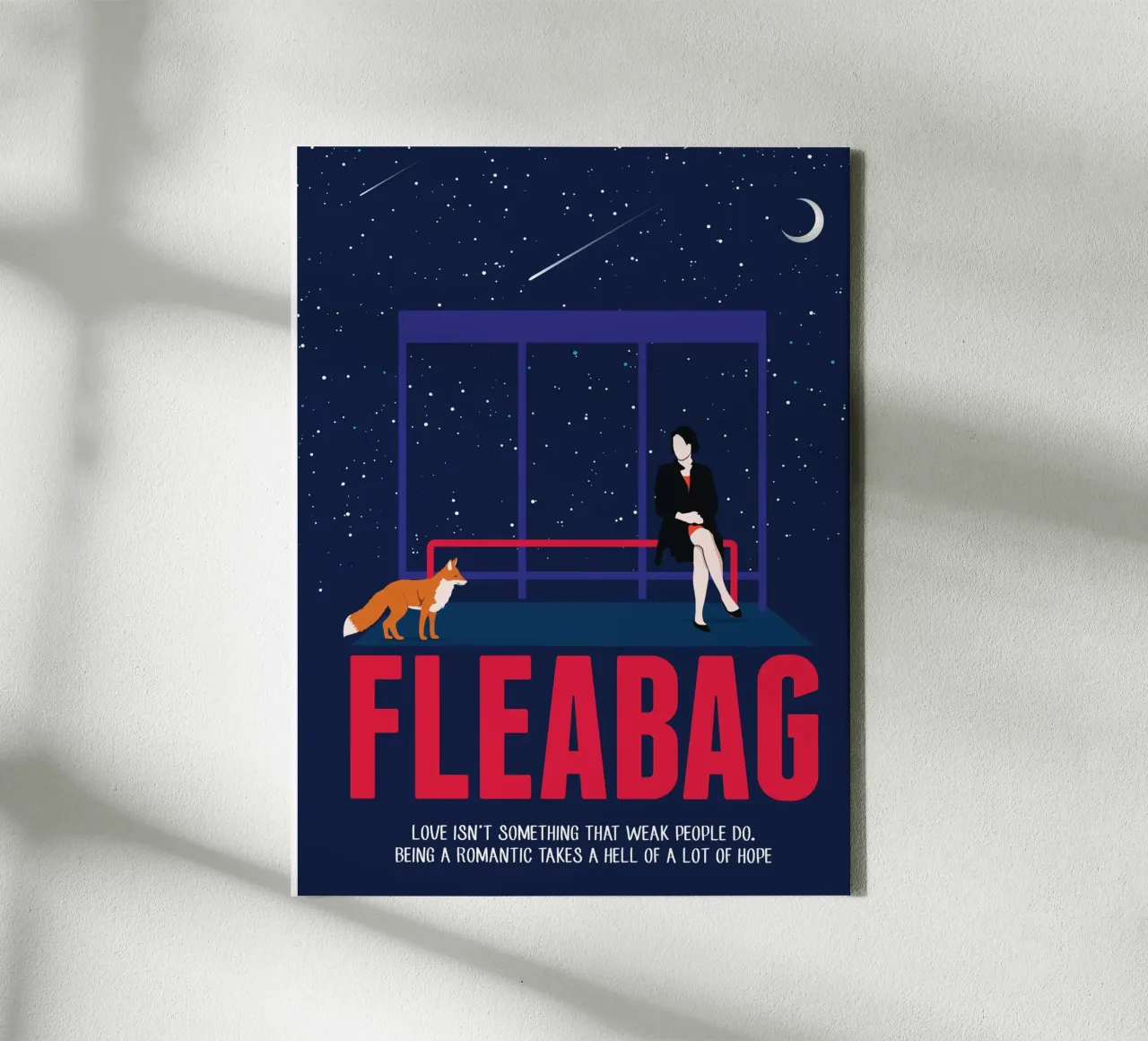 Fleabag tela con Cornice a cassetta da 2toastdesign