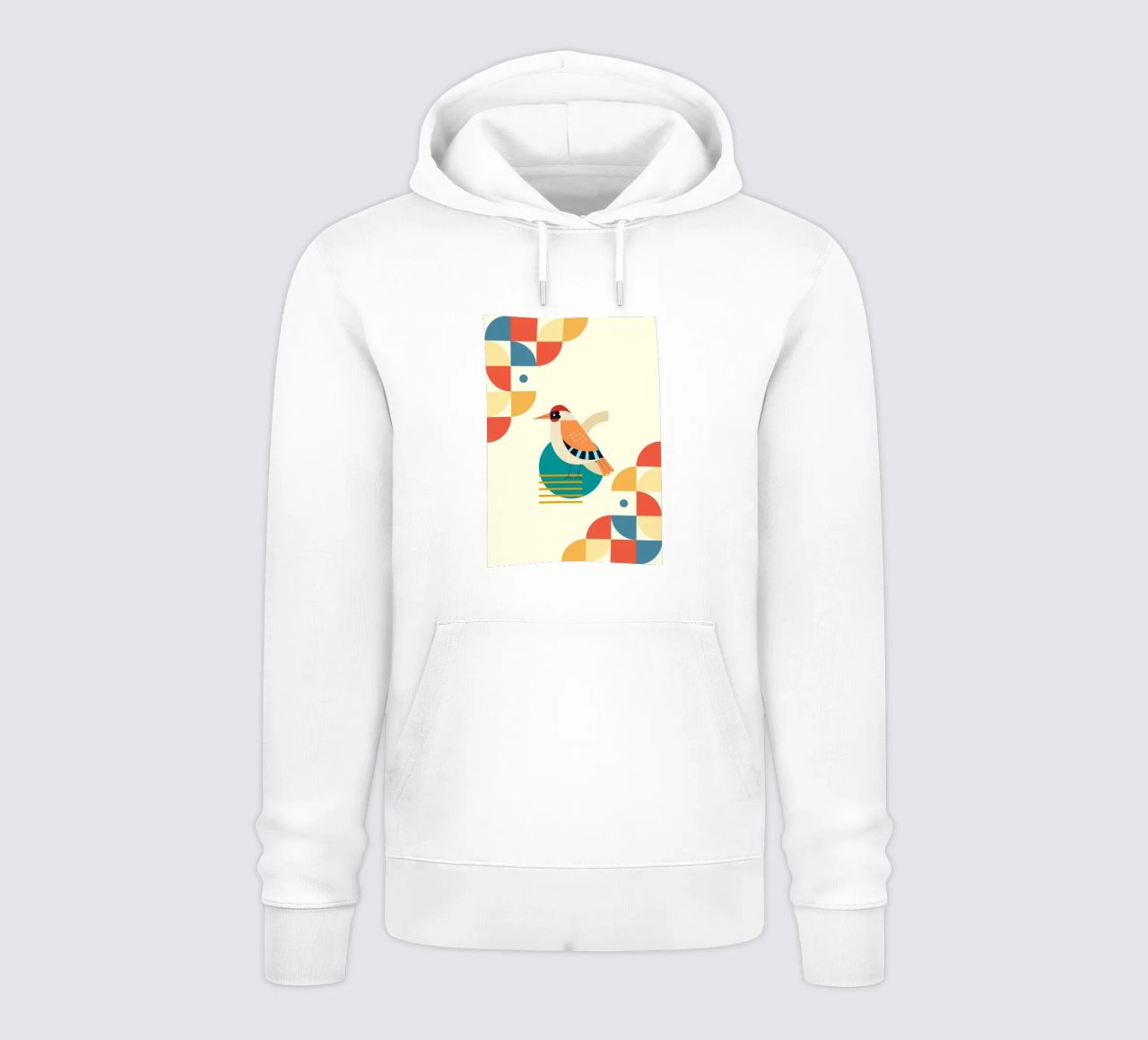 Bird design geometric felpa con cappuccio da LisaArtes