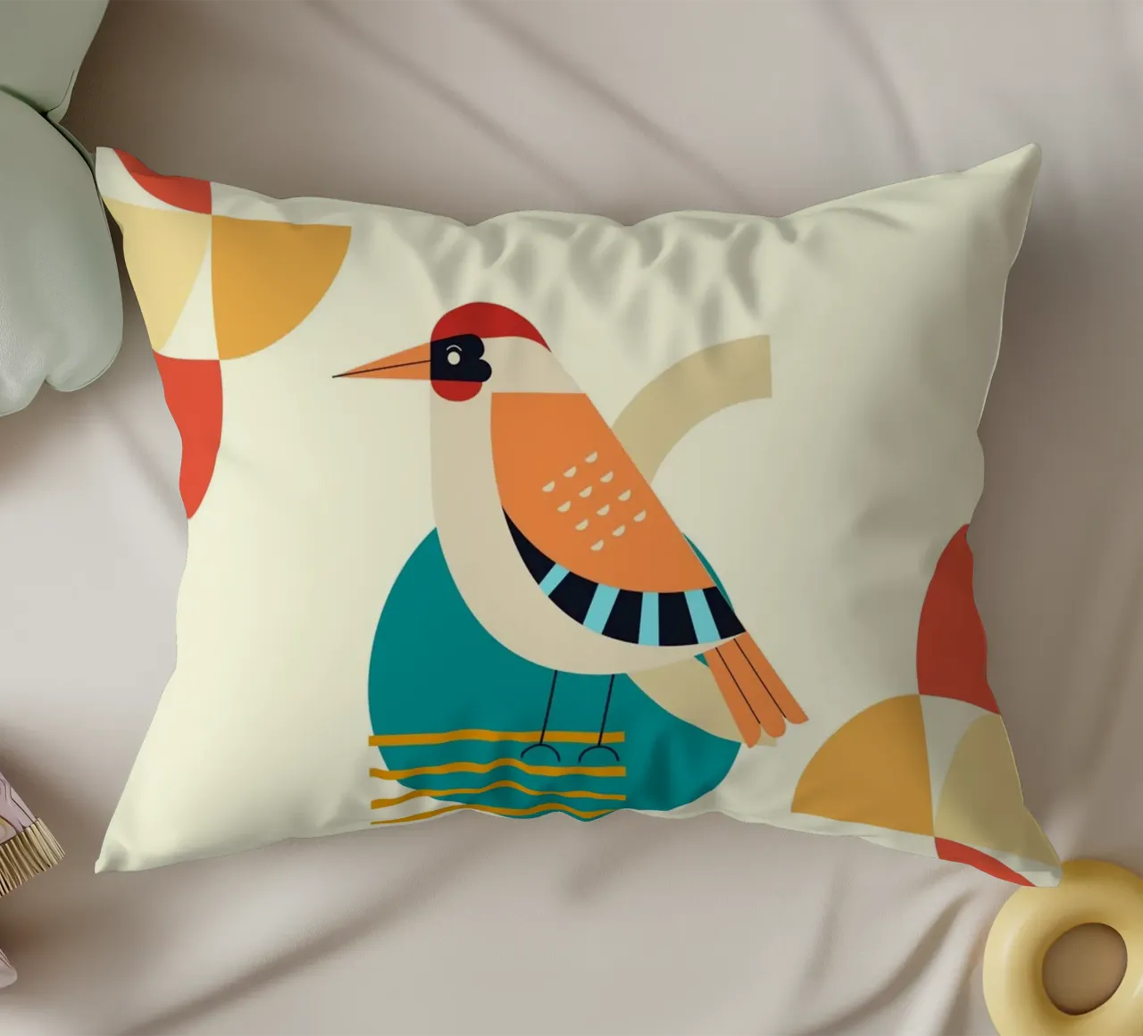 Bird design geometric cuscino da LisaArtes