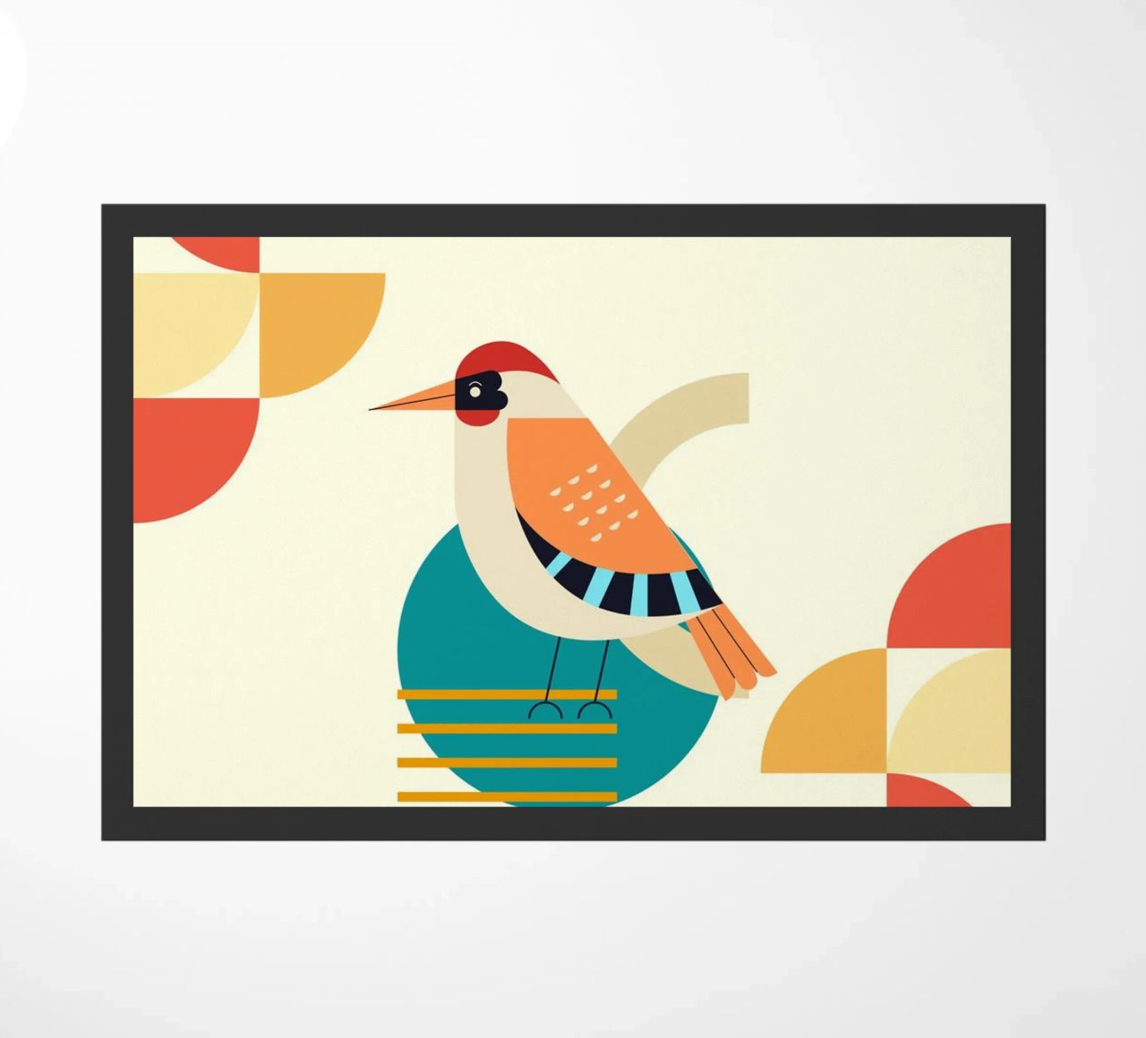 Bird design geometric zerbino da LisaArtes