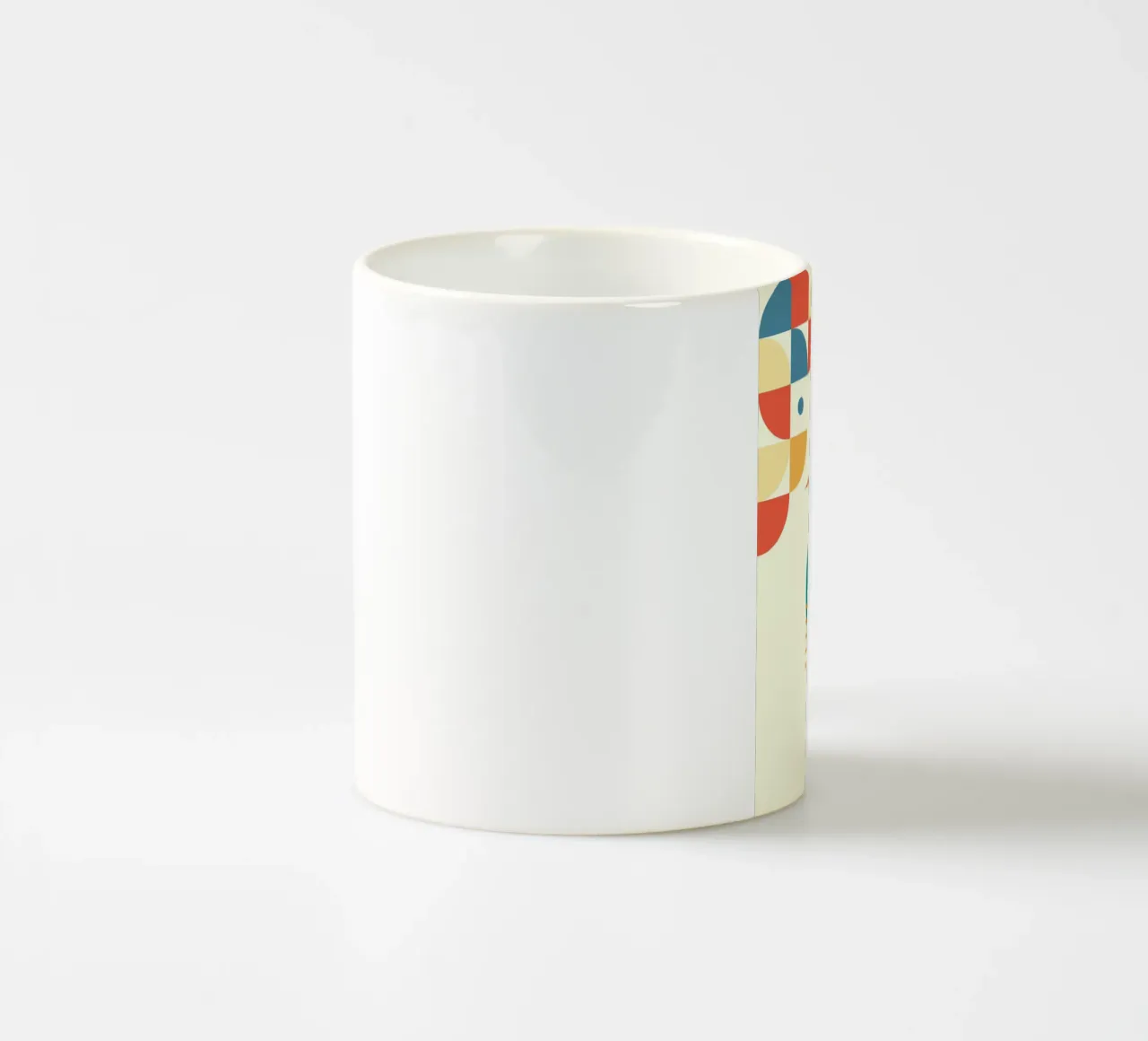 Bird design geometric Keramik Tasse von LisaArtes