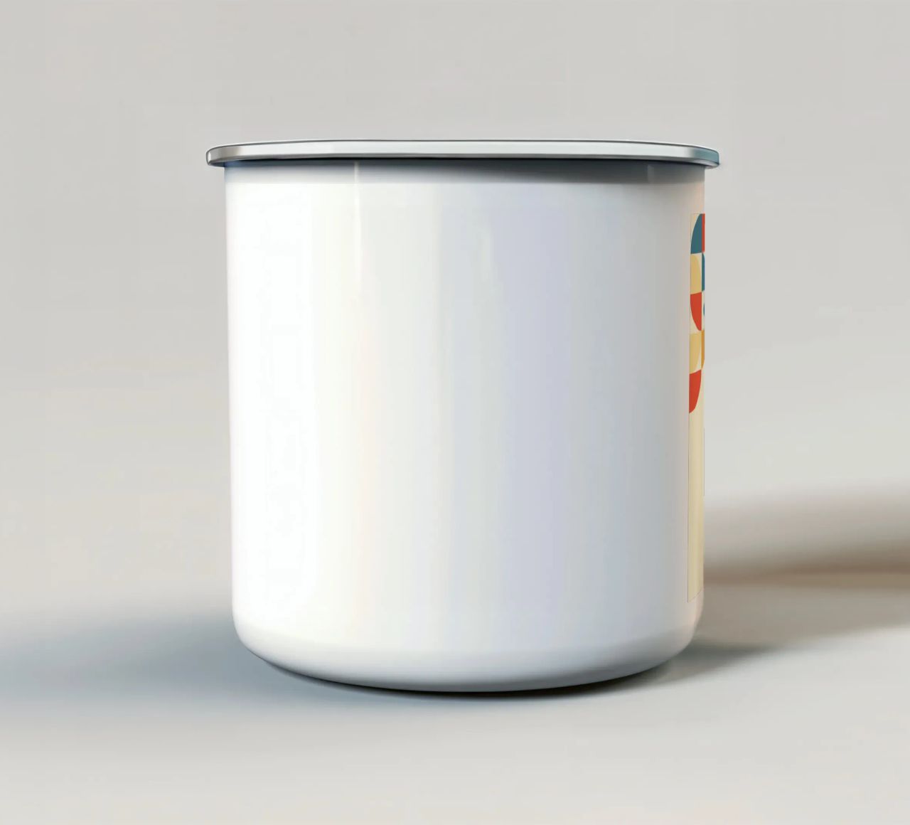 Bird design geometric tazza in smalto da LisaArtes