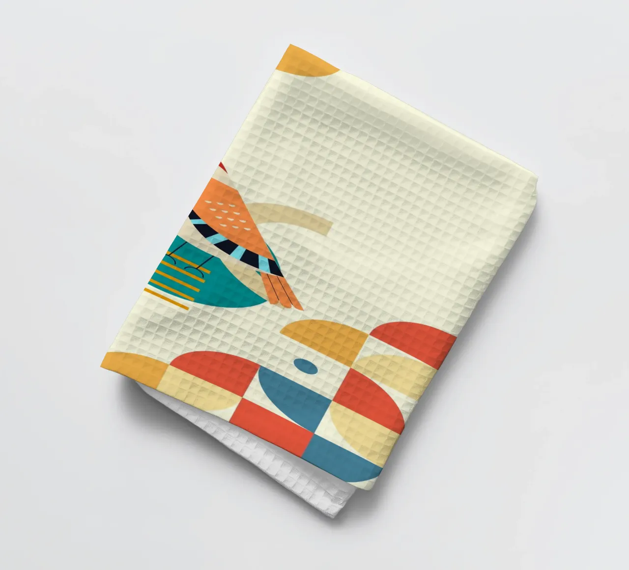 Bird design geometric canovaccio da cucina da LisaArtes