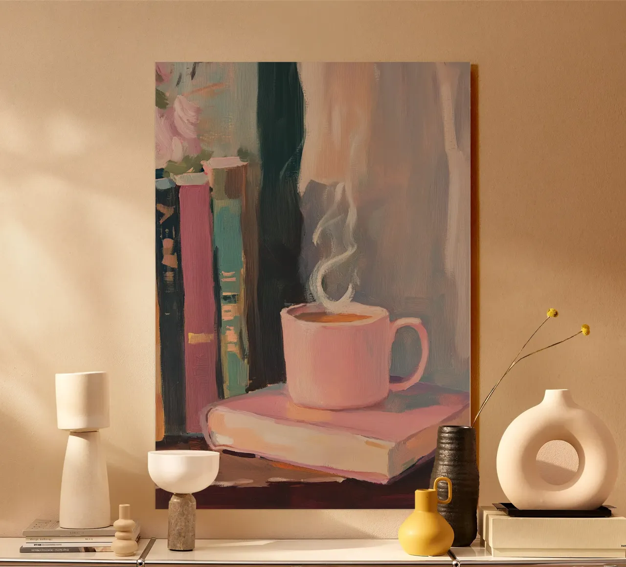 Tazza al mattino alluminio dibond da Euphoria Theresa