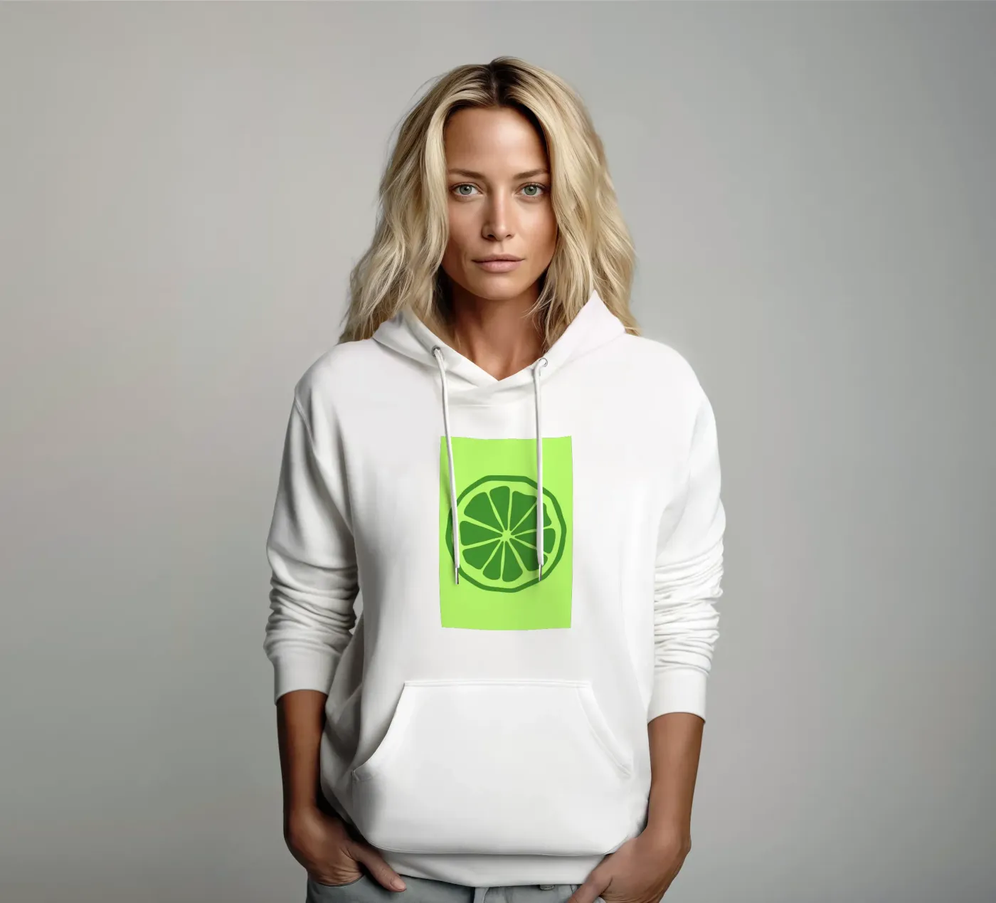 lime hoodie by LisaArtes