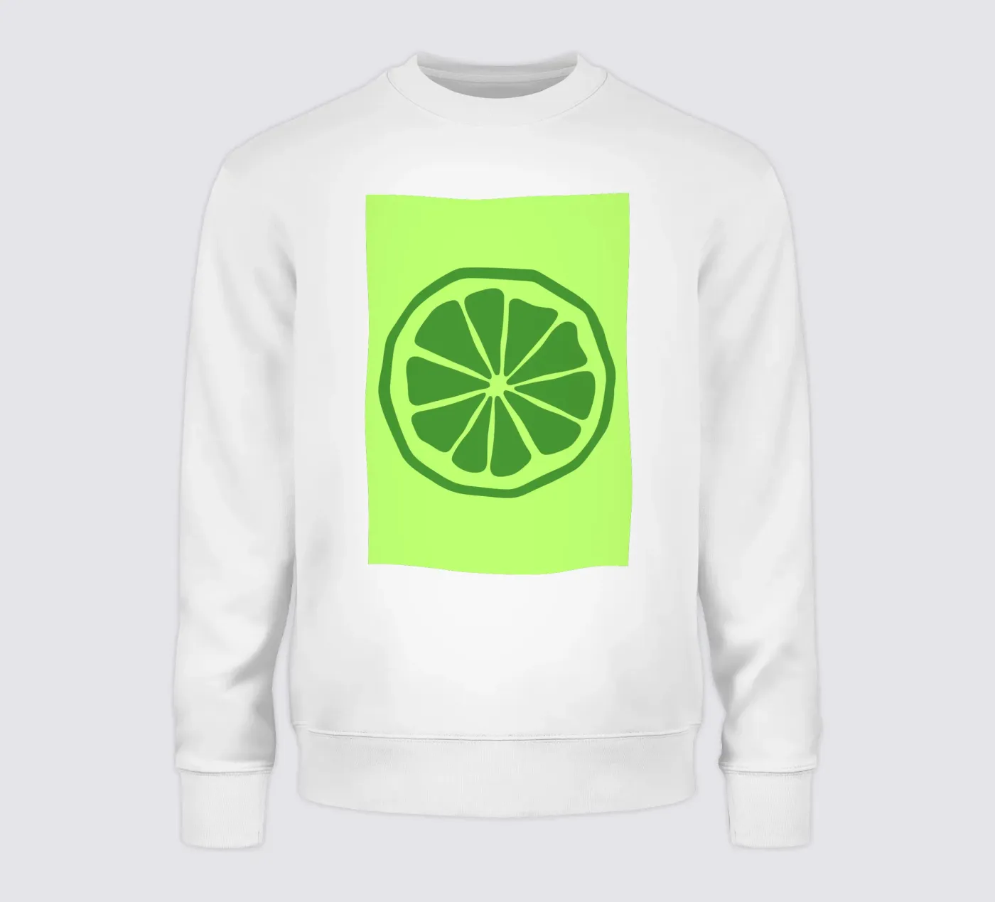 lime sweatshirt van LisaArtes