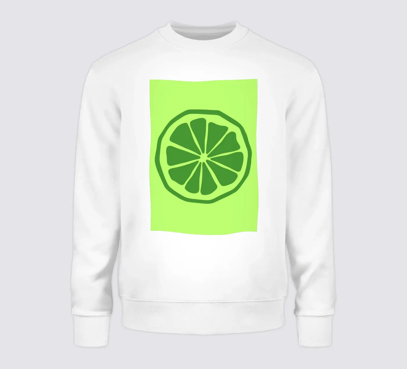 lime sweatshirt van LisaArtes