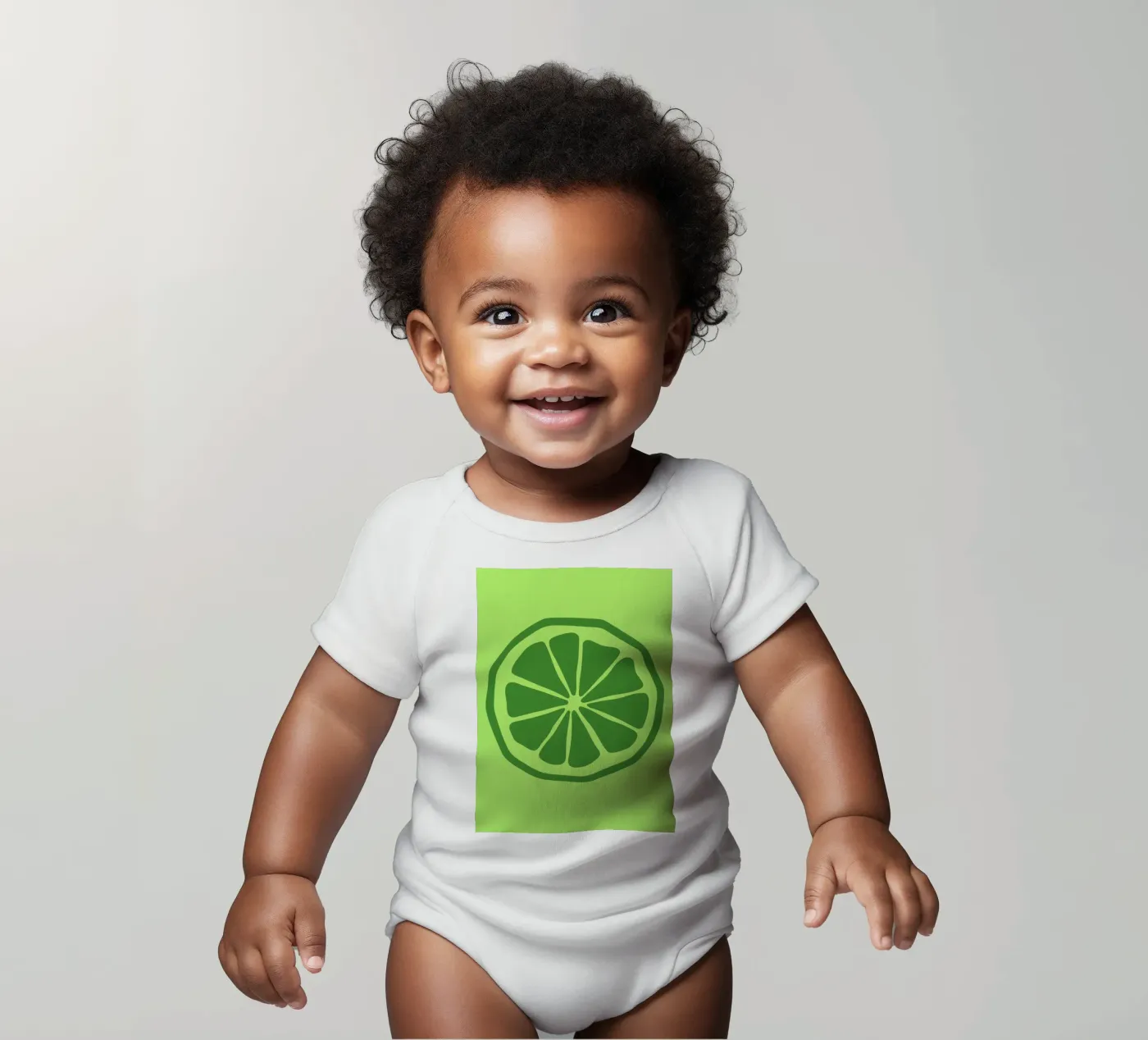 lime Kurzarm Babybody von LisaArtes