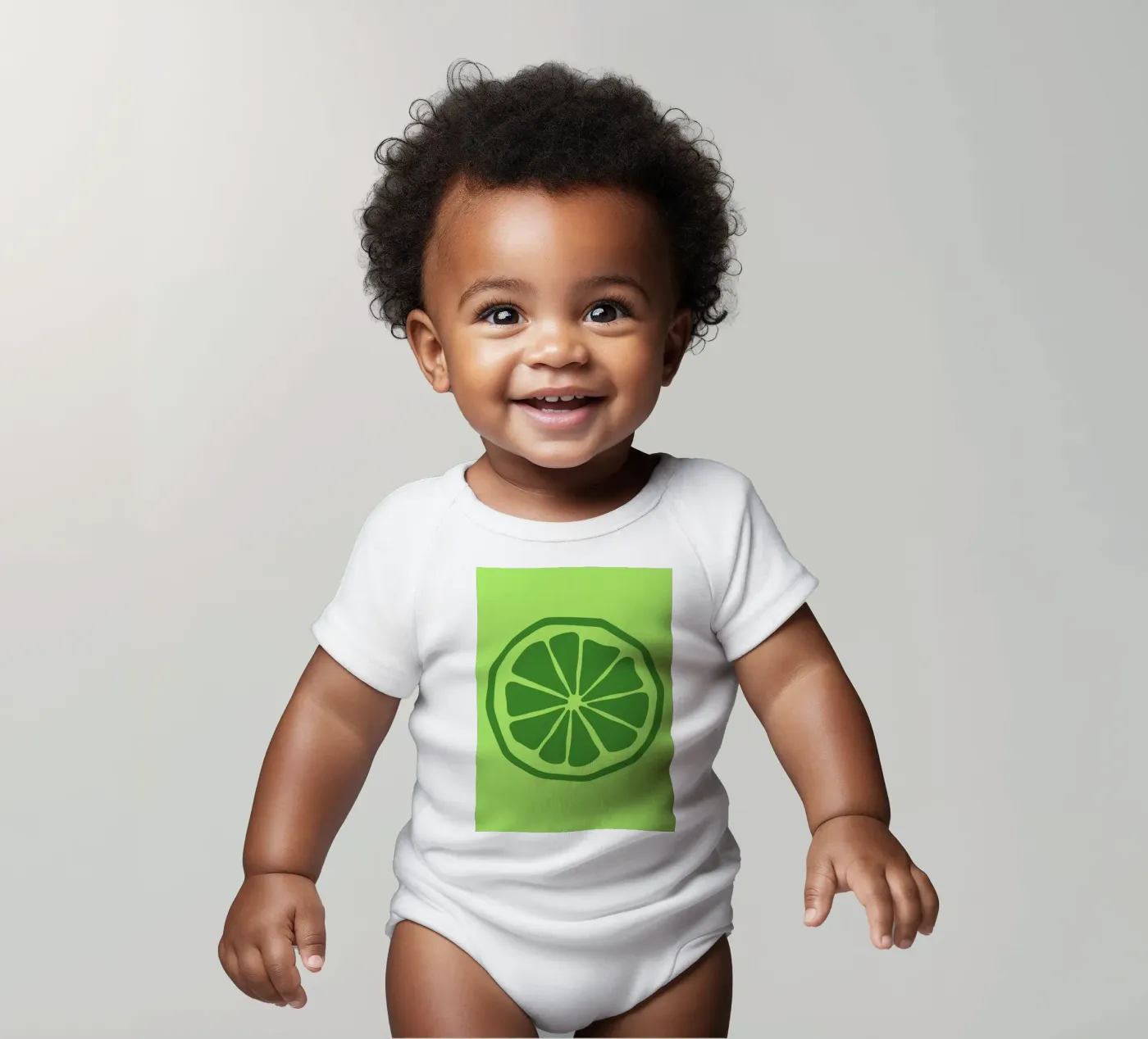 lime Kurzarm Babybody von LisaArtes