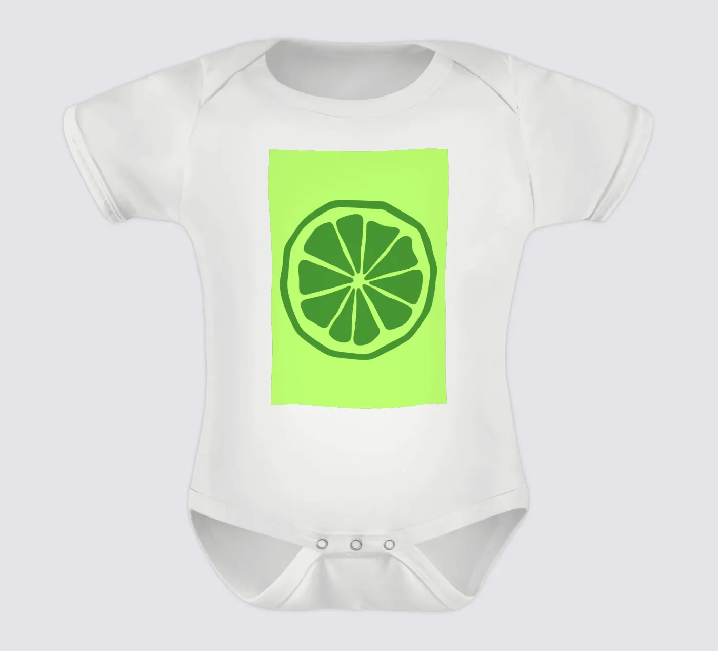 lime Kurzarm Babybody von LisaArtes