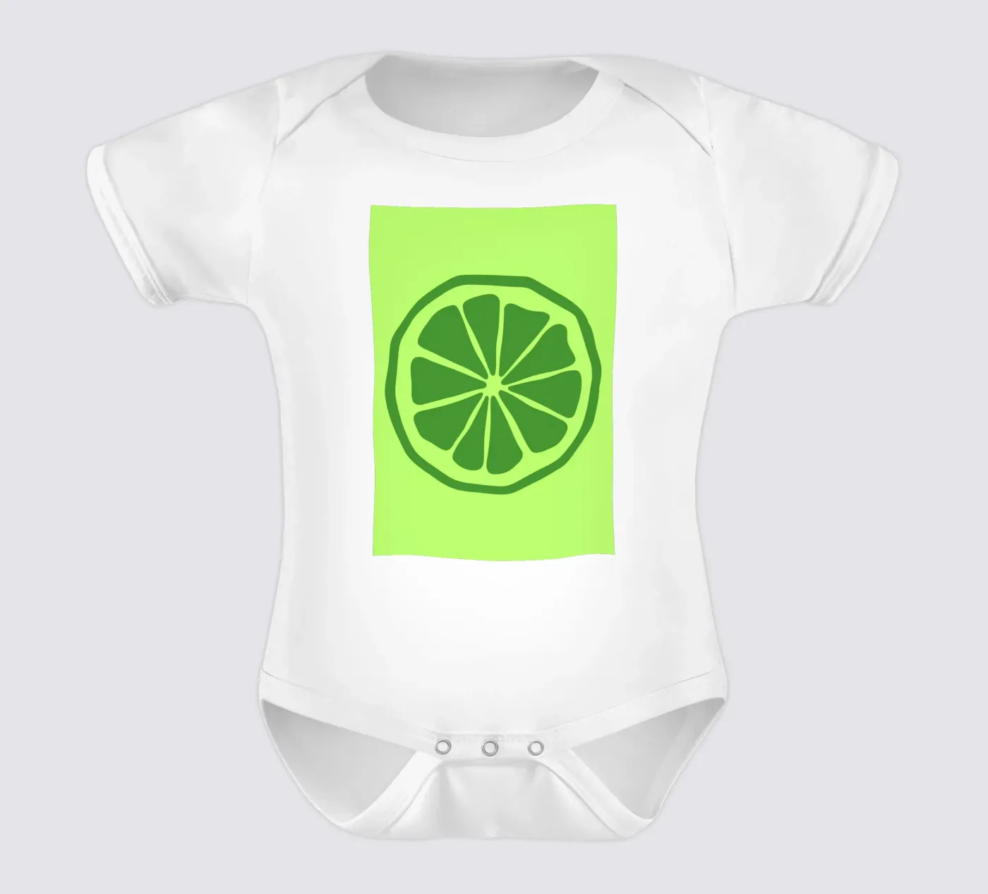 lime Kurzarm Babybody von LisaArtes