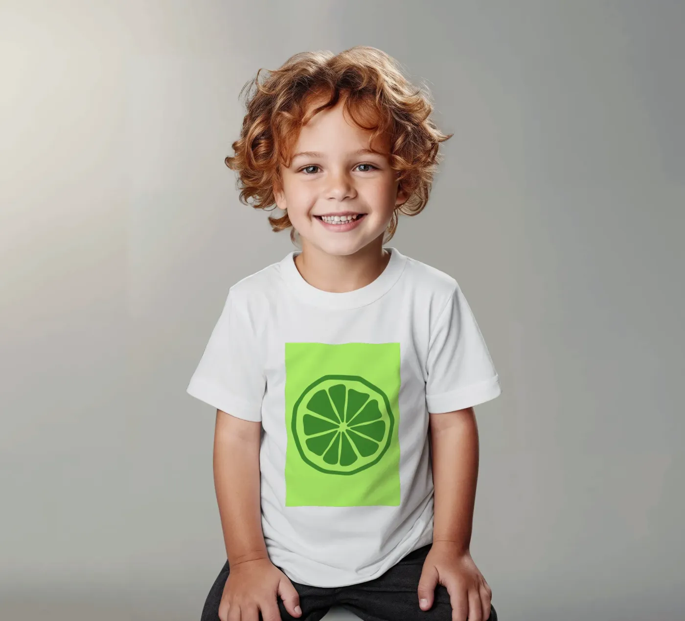 lime Kinder T-Shirt von LisaArtes