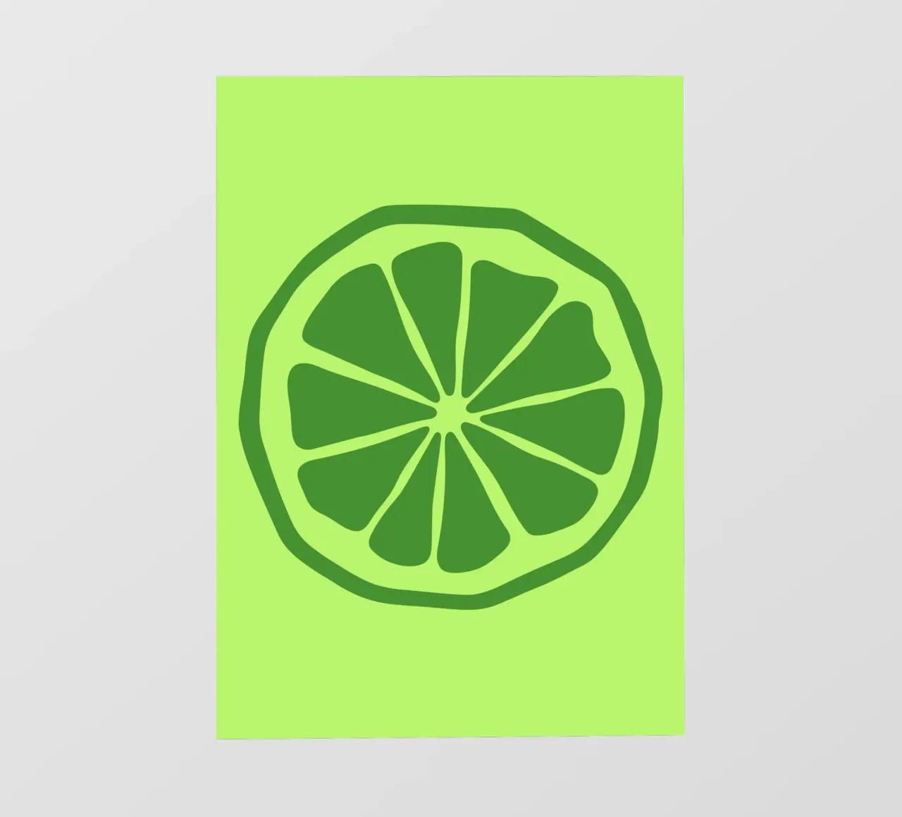 lime fotobehang van LisaArtes