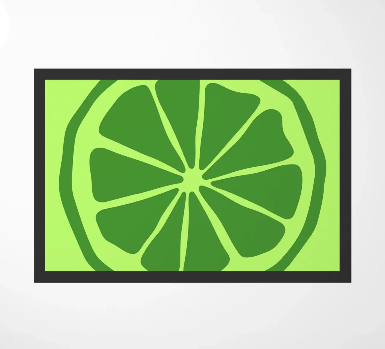 lime Fußmatte von LisaArtes