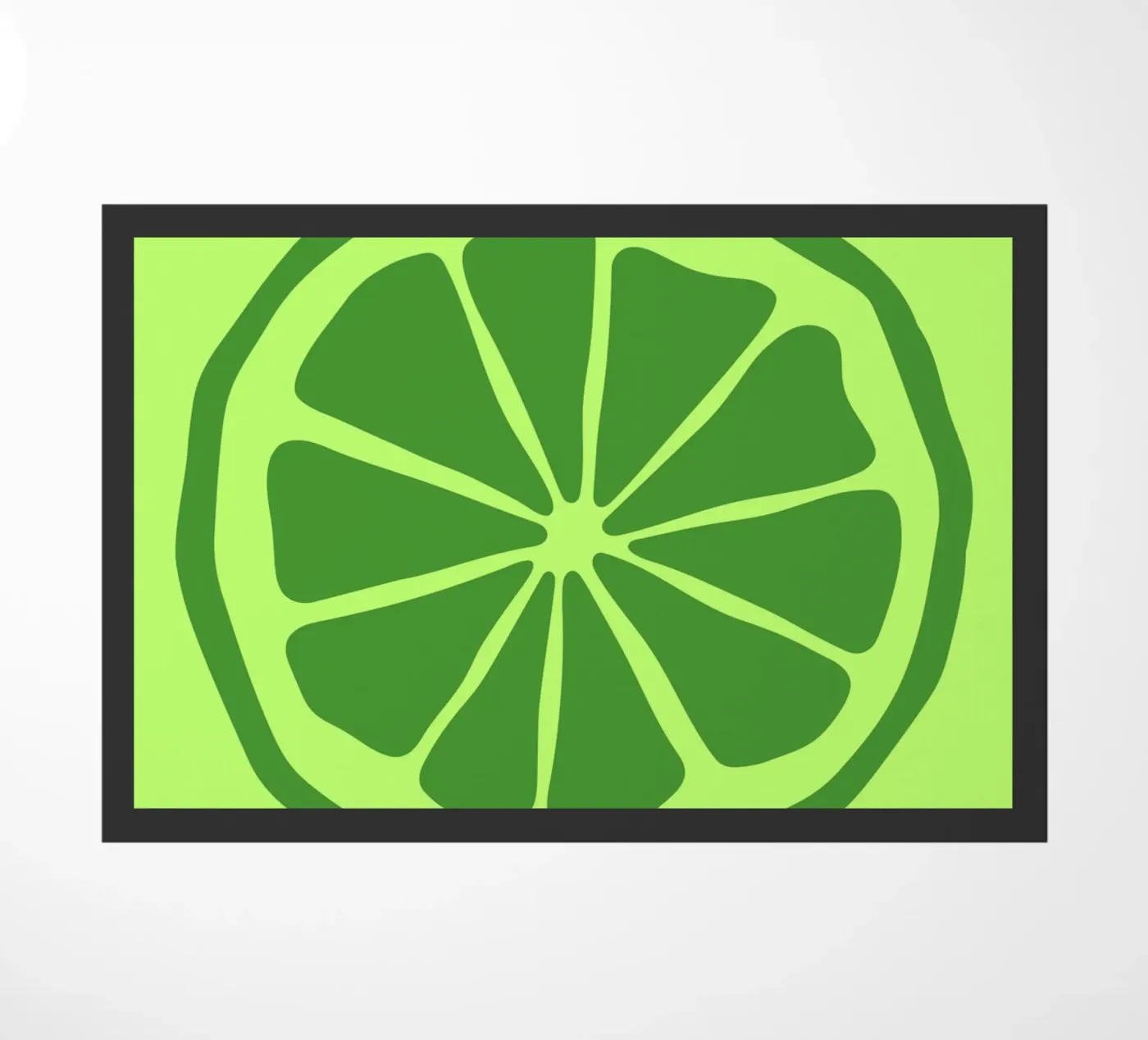 lime Fußmatte von LisaArtes