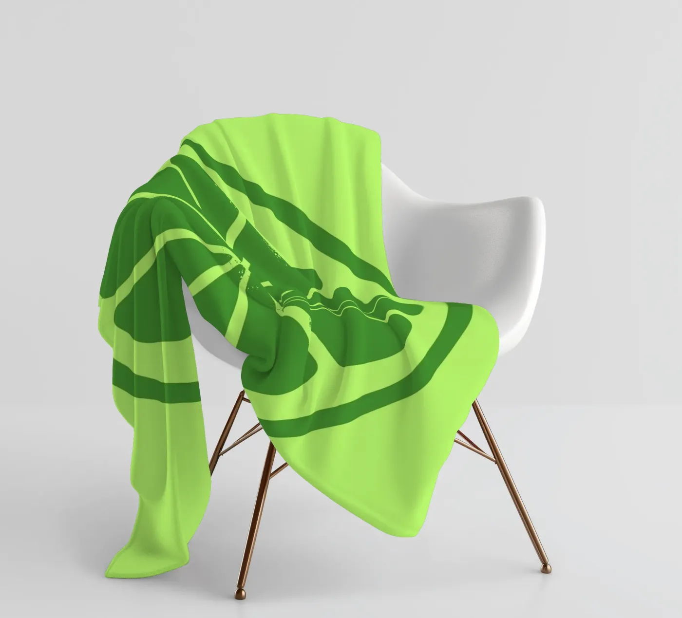 lime fleecedeken van LisaArtes