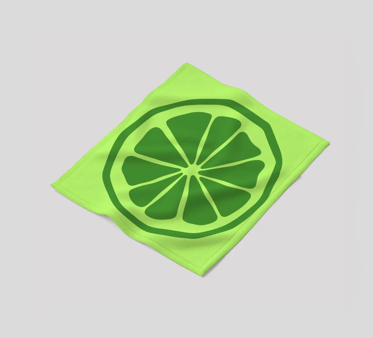 lime fleecedeken van LisaArtes