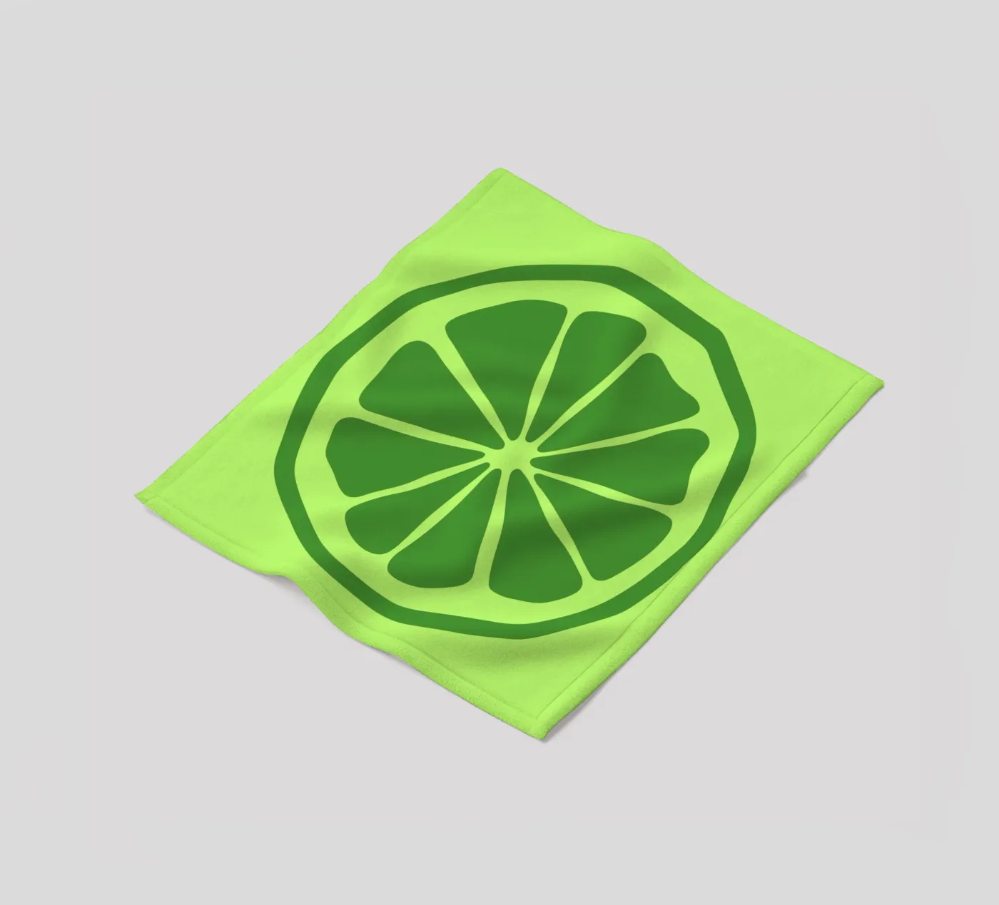 lime fleecedeken van LisaArtes