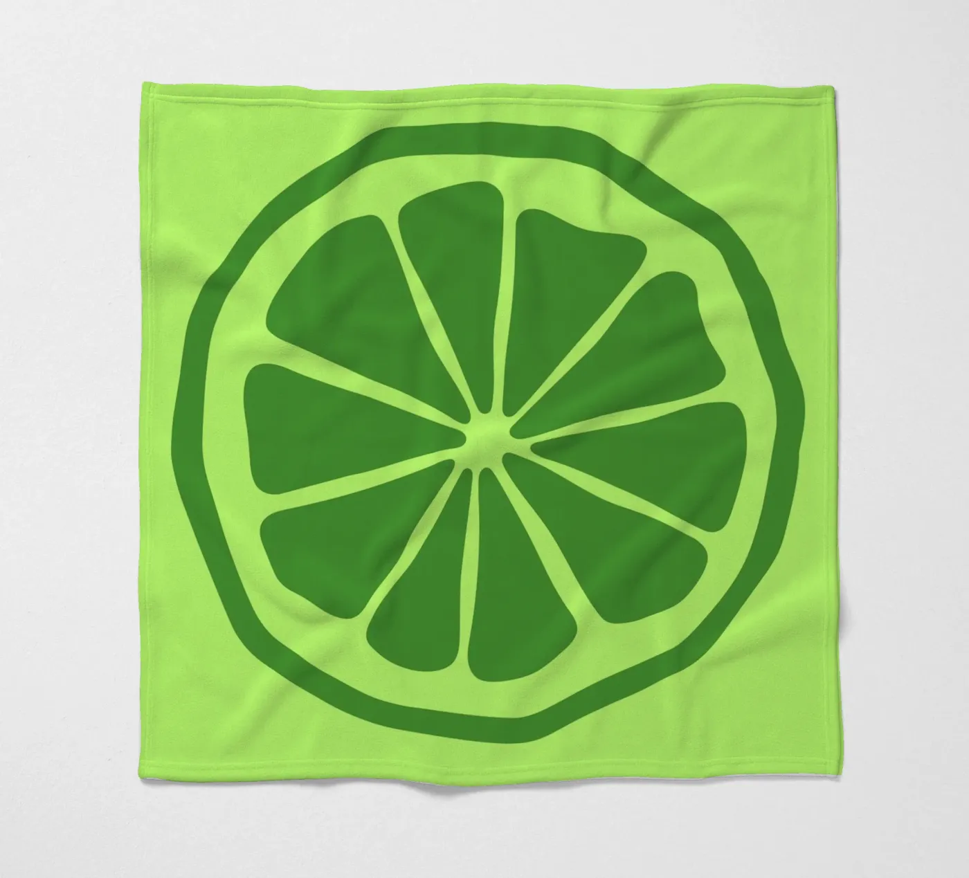 lime fleecedeken van LisaArtes