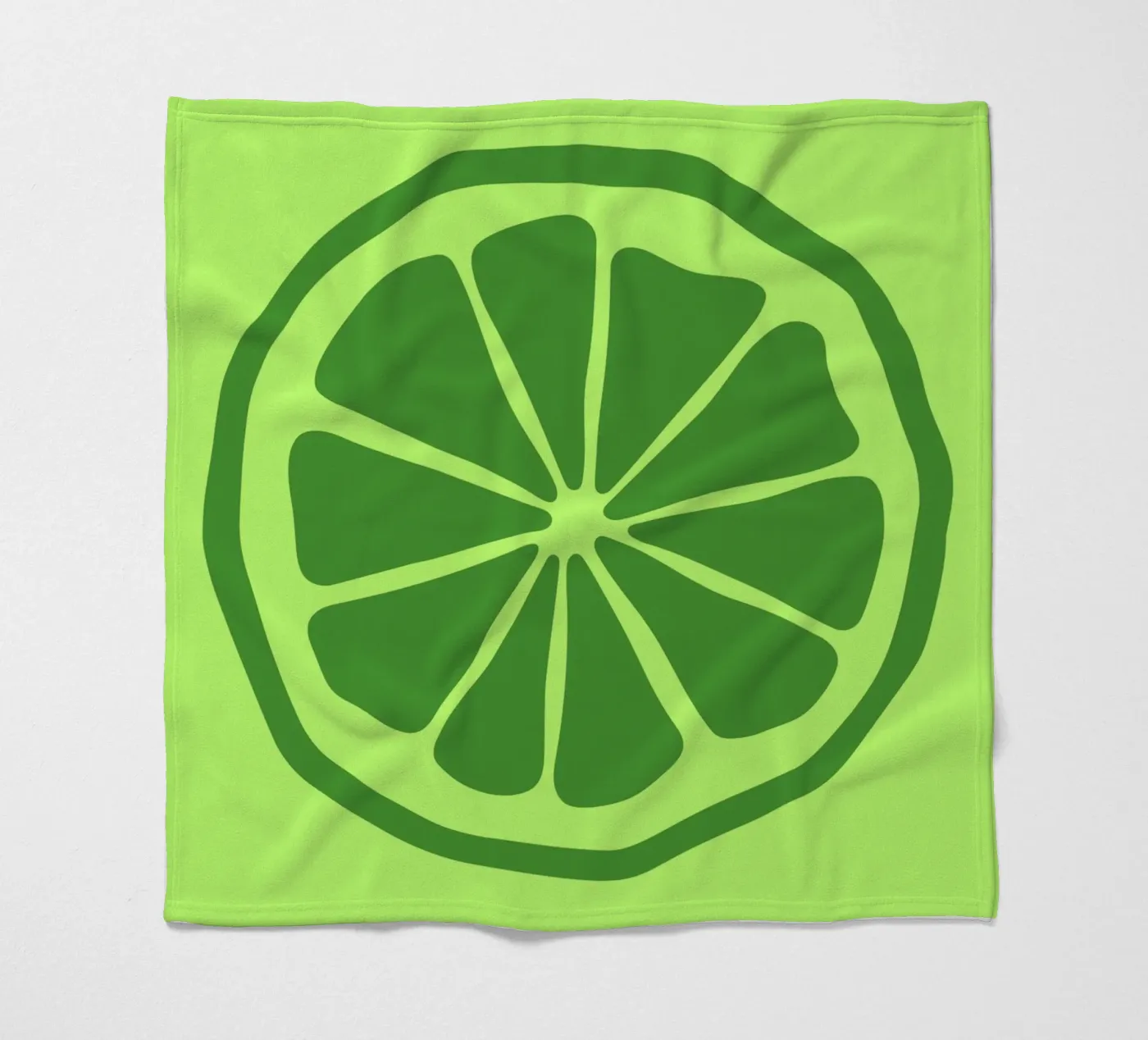 lime fleecedeken van LisaArtes