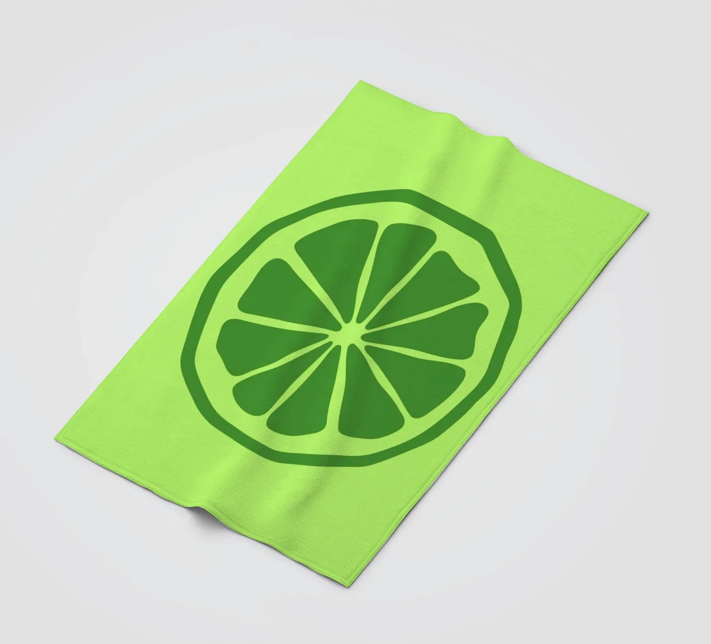 lime fleecedeken van LisaArtes