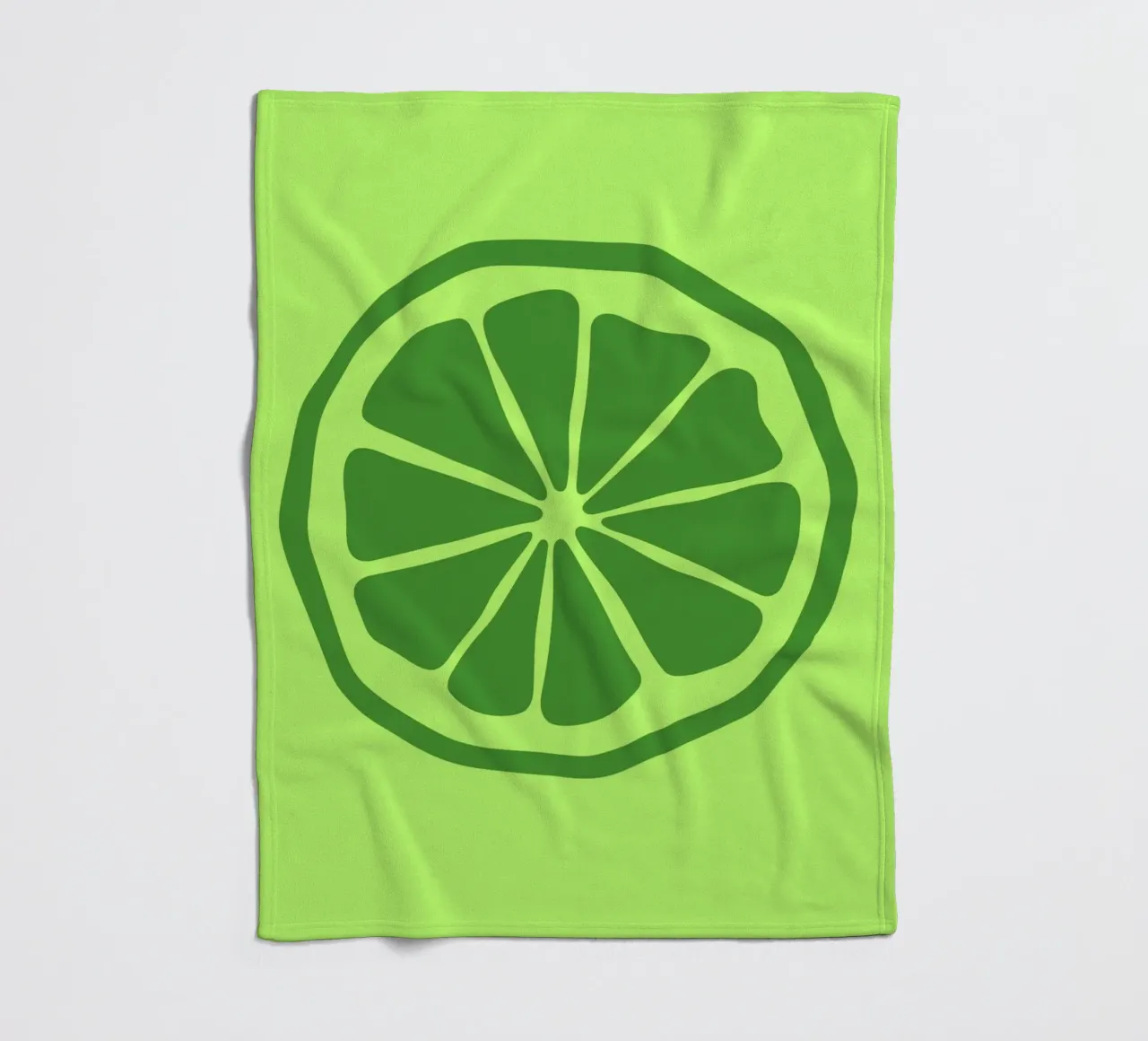 lime fleecedeken van LisaArtes