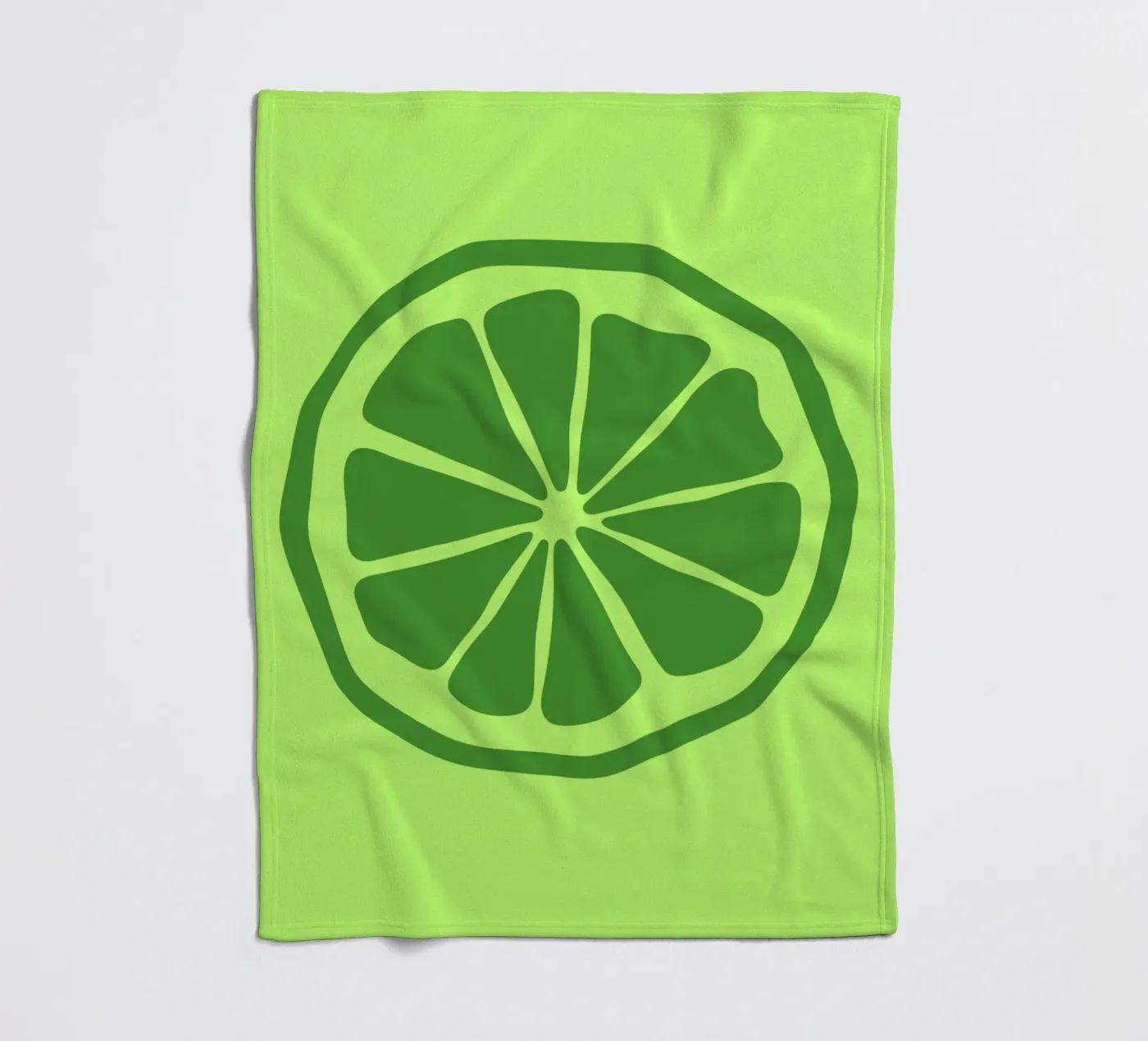 lime fleecedeken van LisaArtes