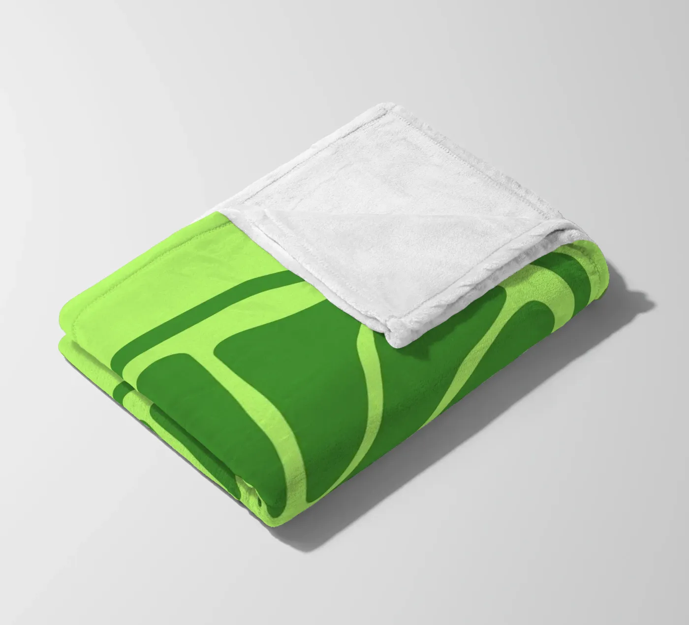 lime fleecedeken van LisaArtes