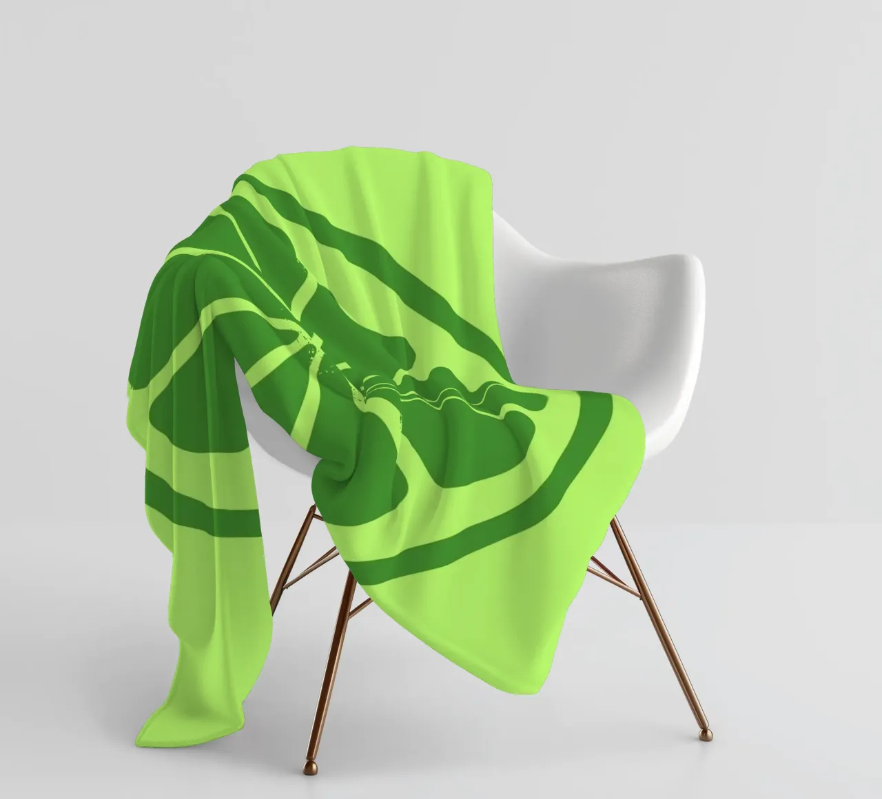 lime fleecedeken van LisaArtes