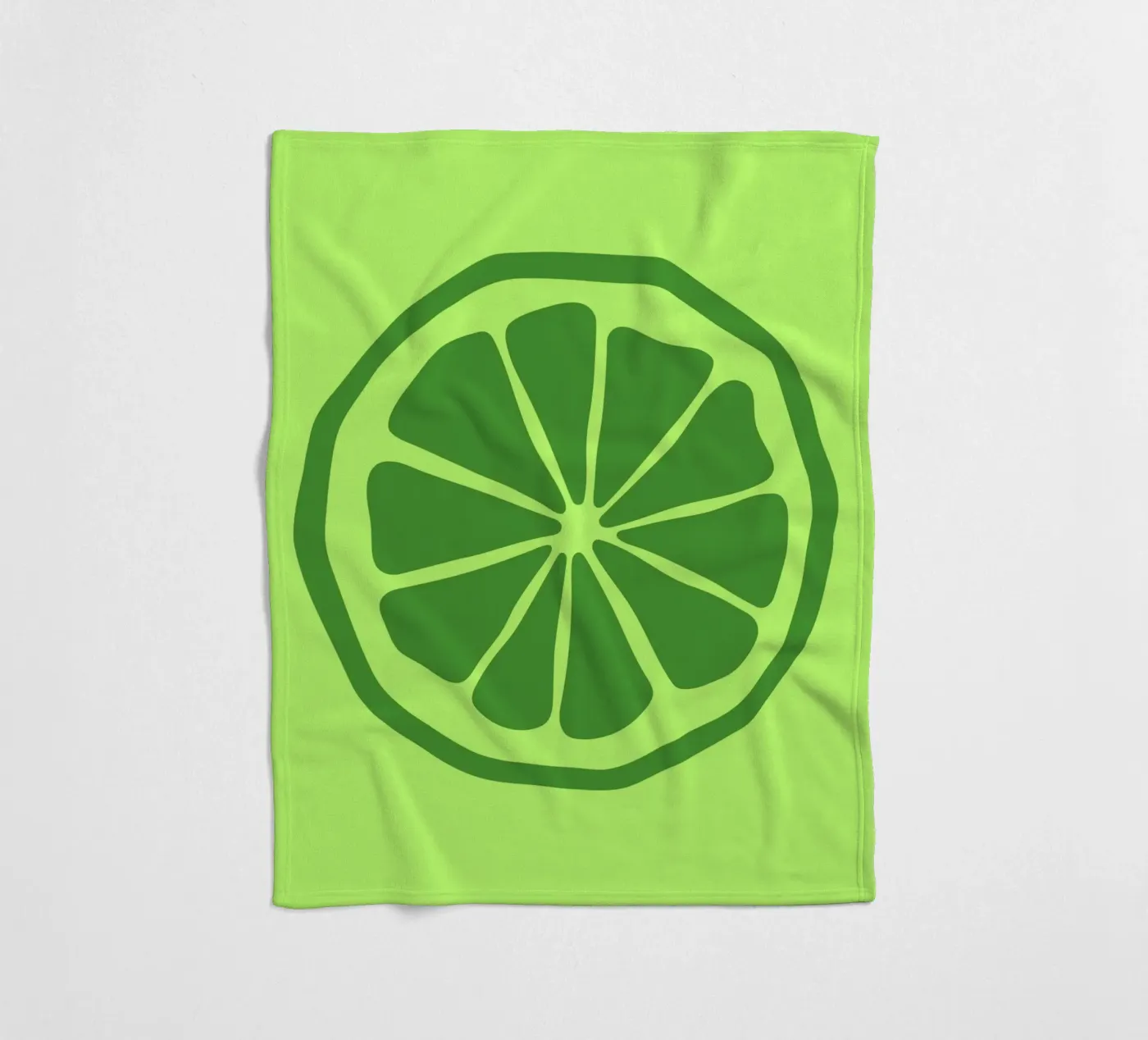 lime fleecedeken van LisaArtes