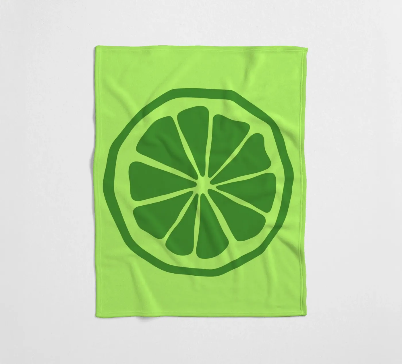 lime fleecedeken van LisaArtes