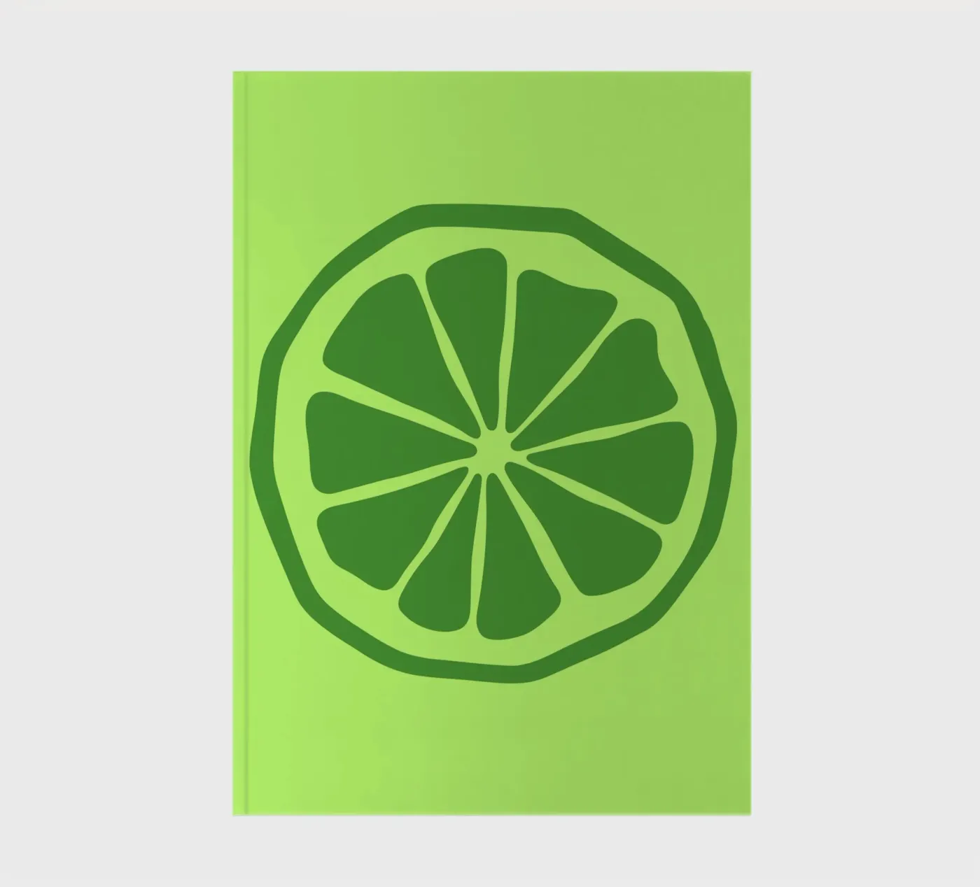 lime notebook by LisaArtes