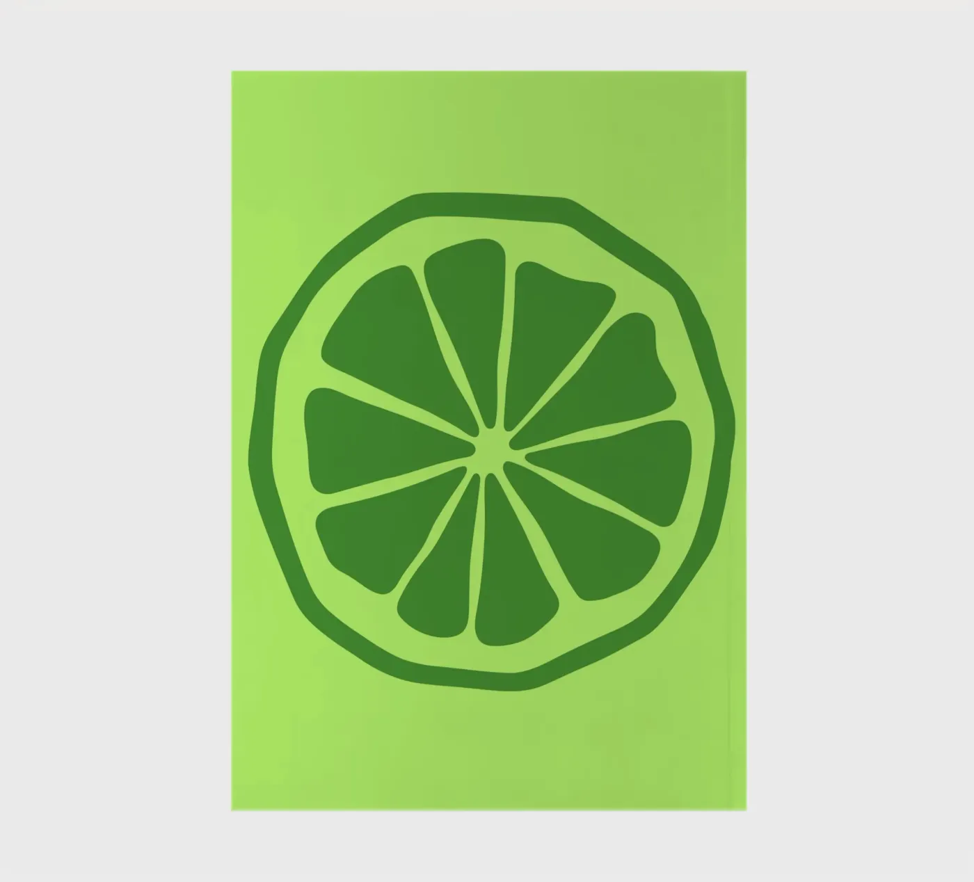 lime notebook by LisaArtes