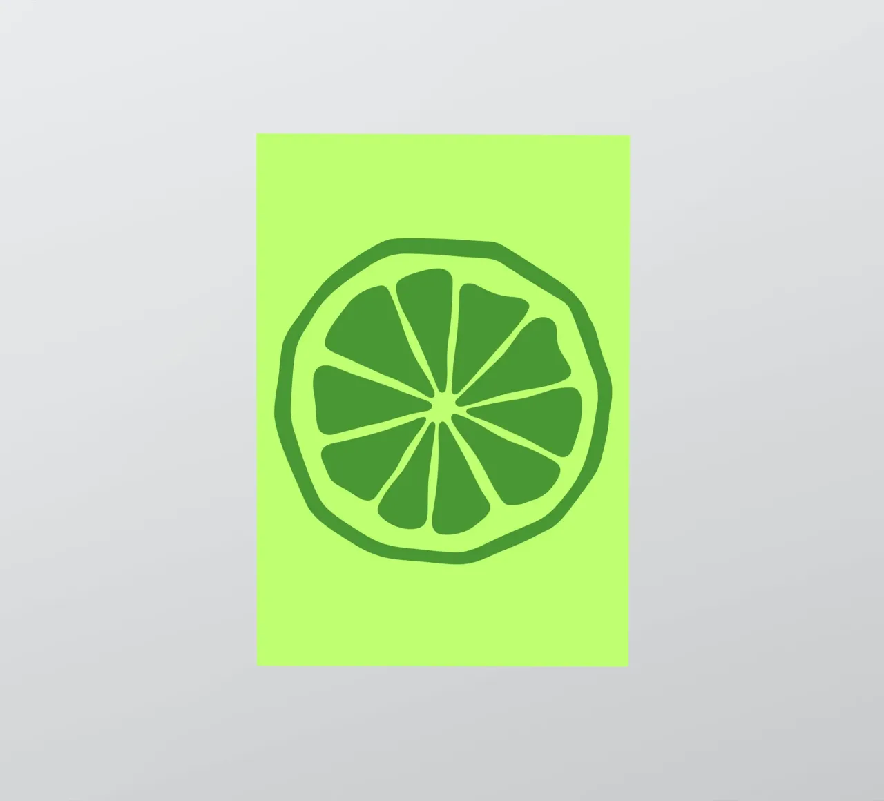 lime sticker van LisaArtes