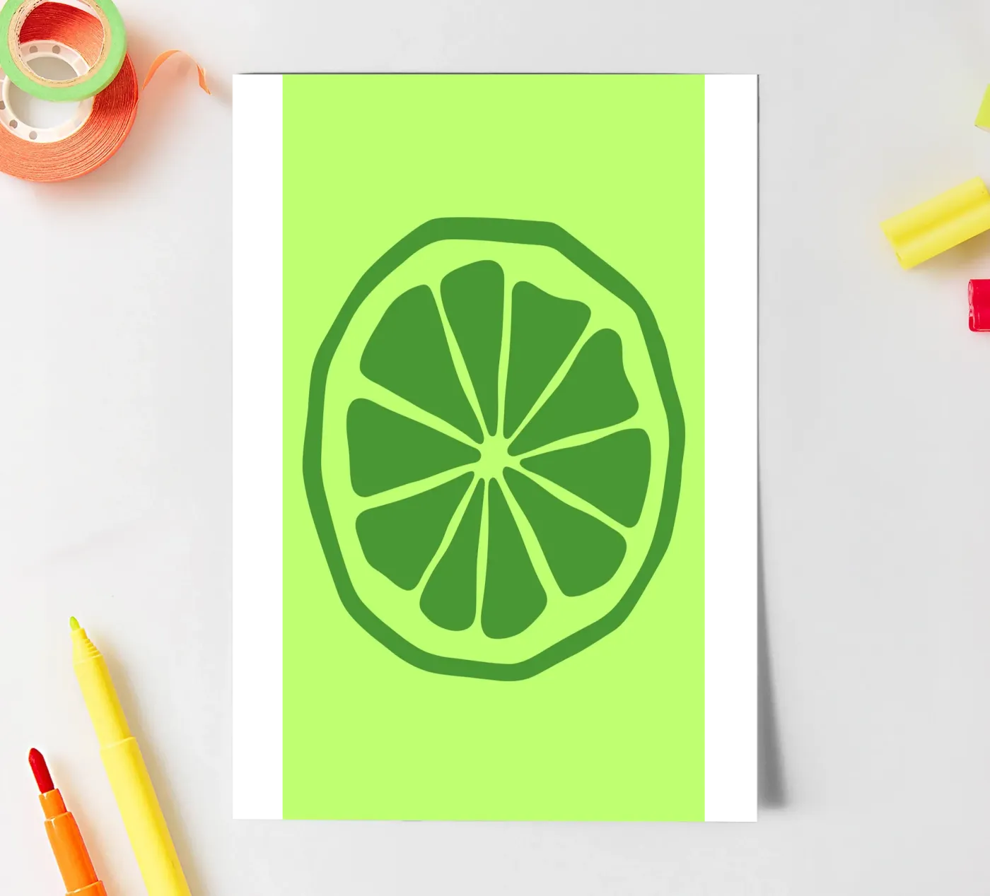 lime stickervel van LisaArtes