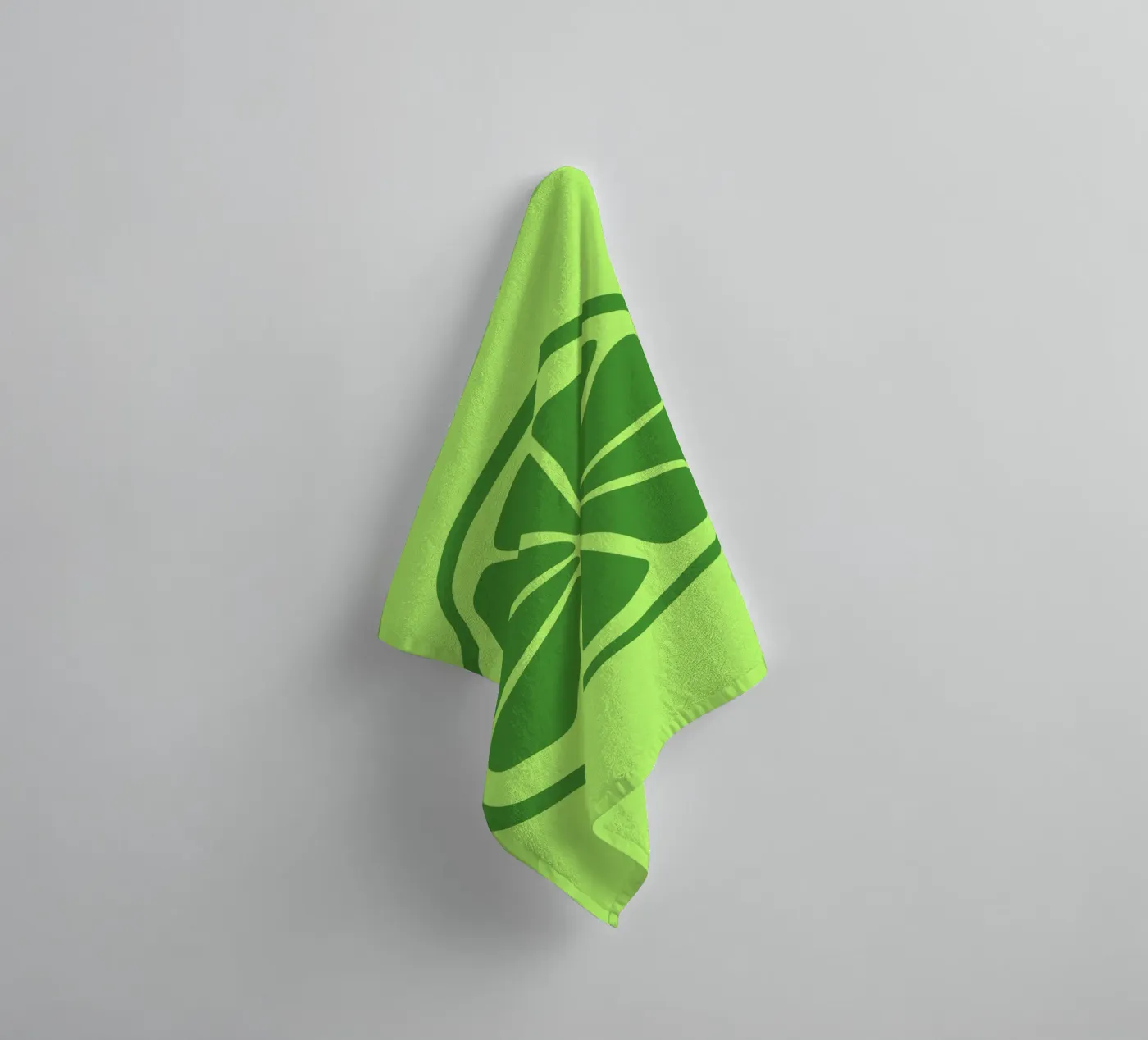 lime towel by LisaArtes