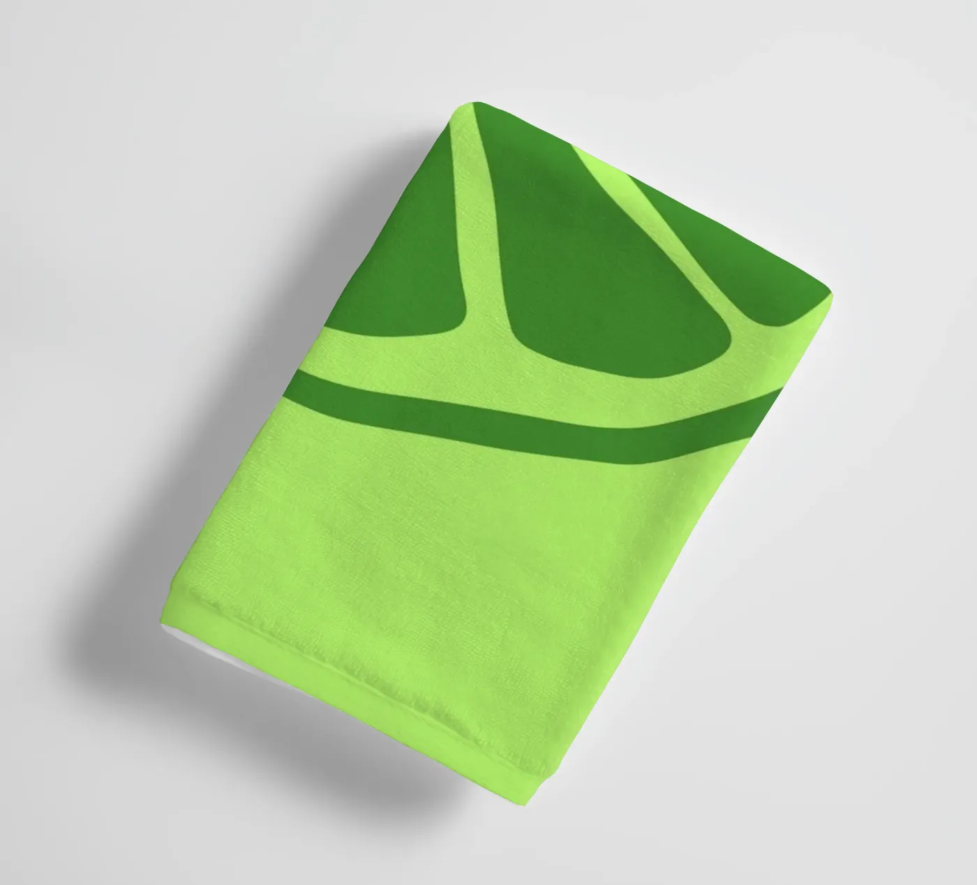 lime towel by LisaArtes