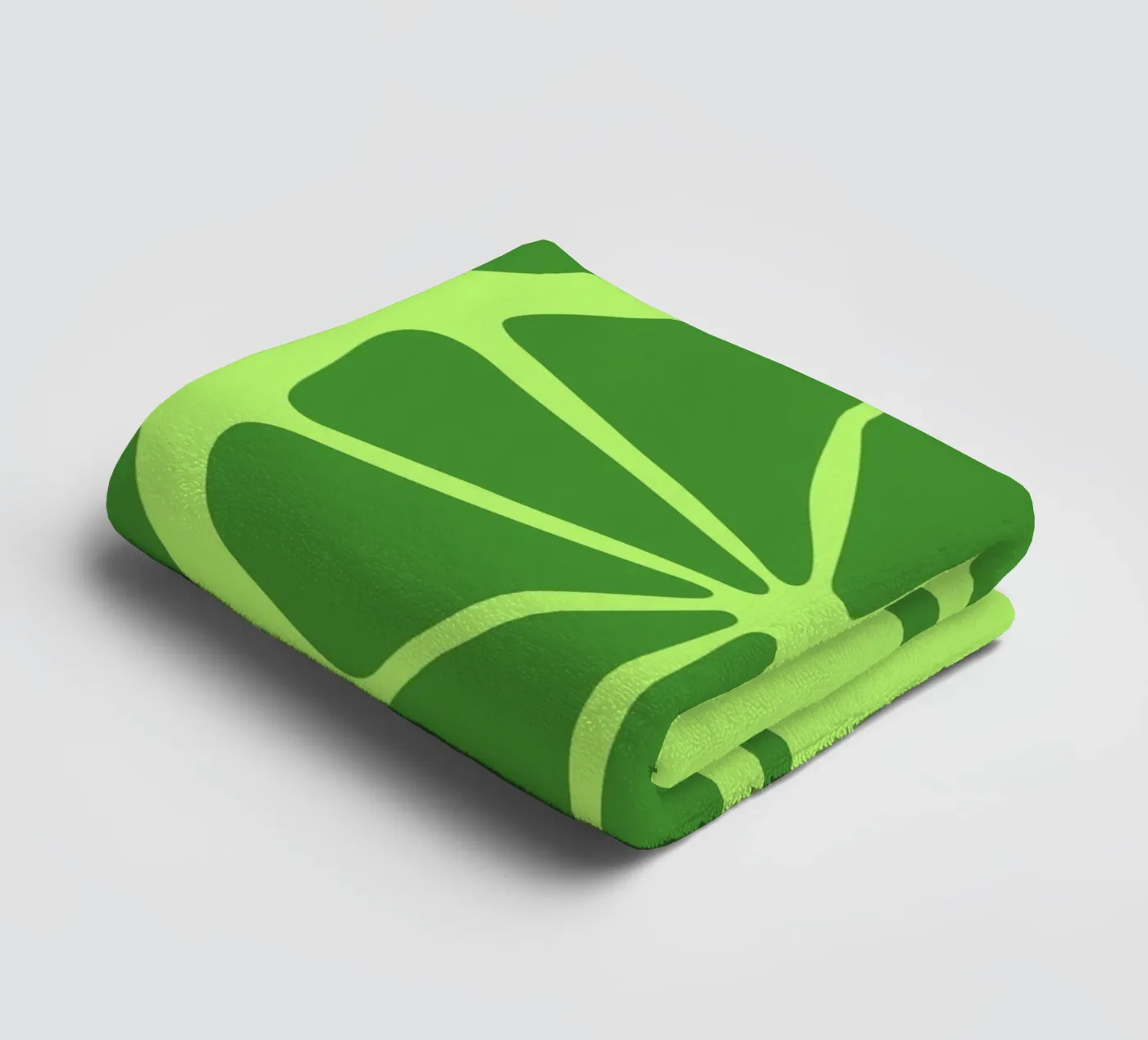 lime towel by LisaArtes